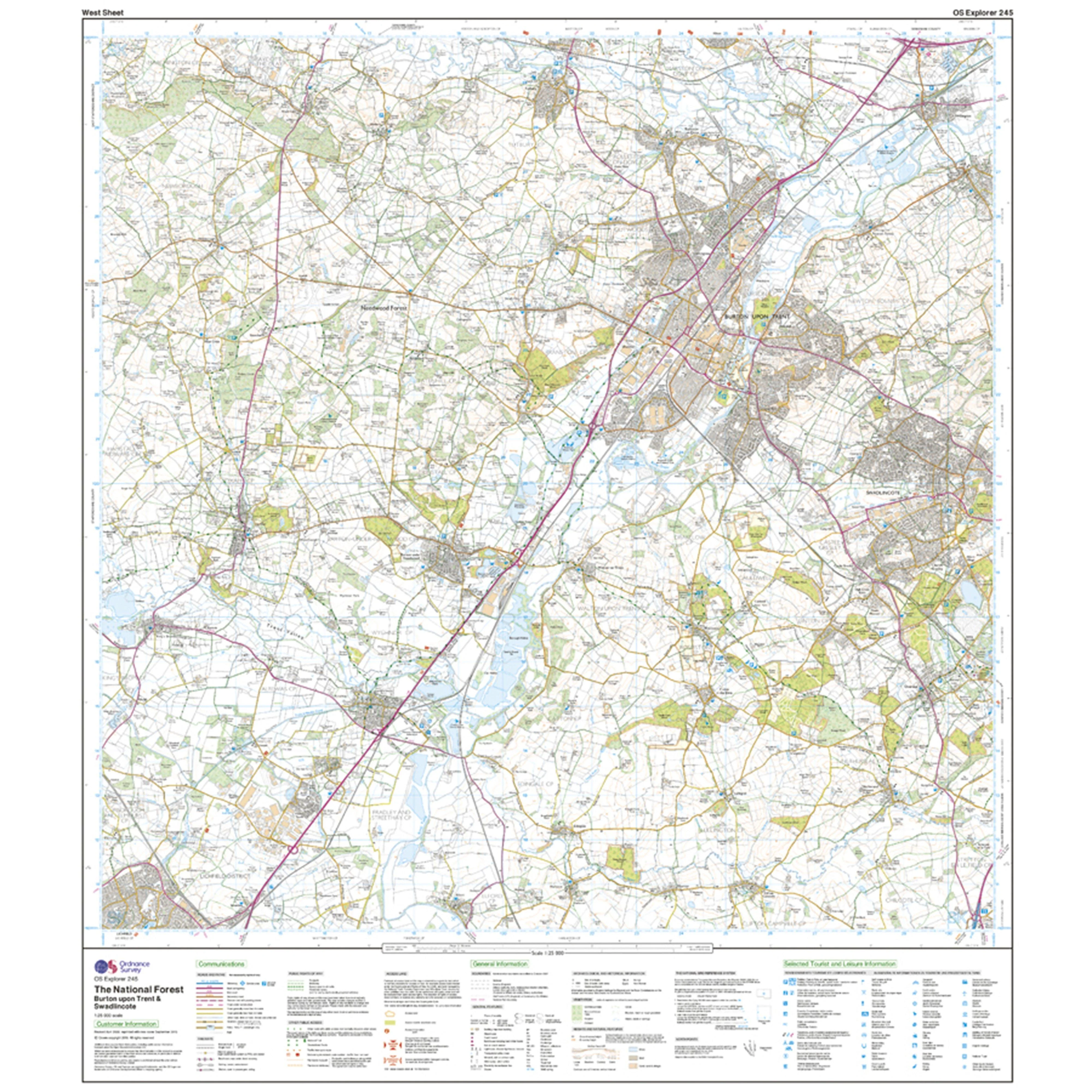 Explorer Active 245 The National Forest Map With Digital Version - Image 4