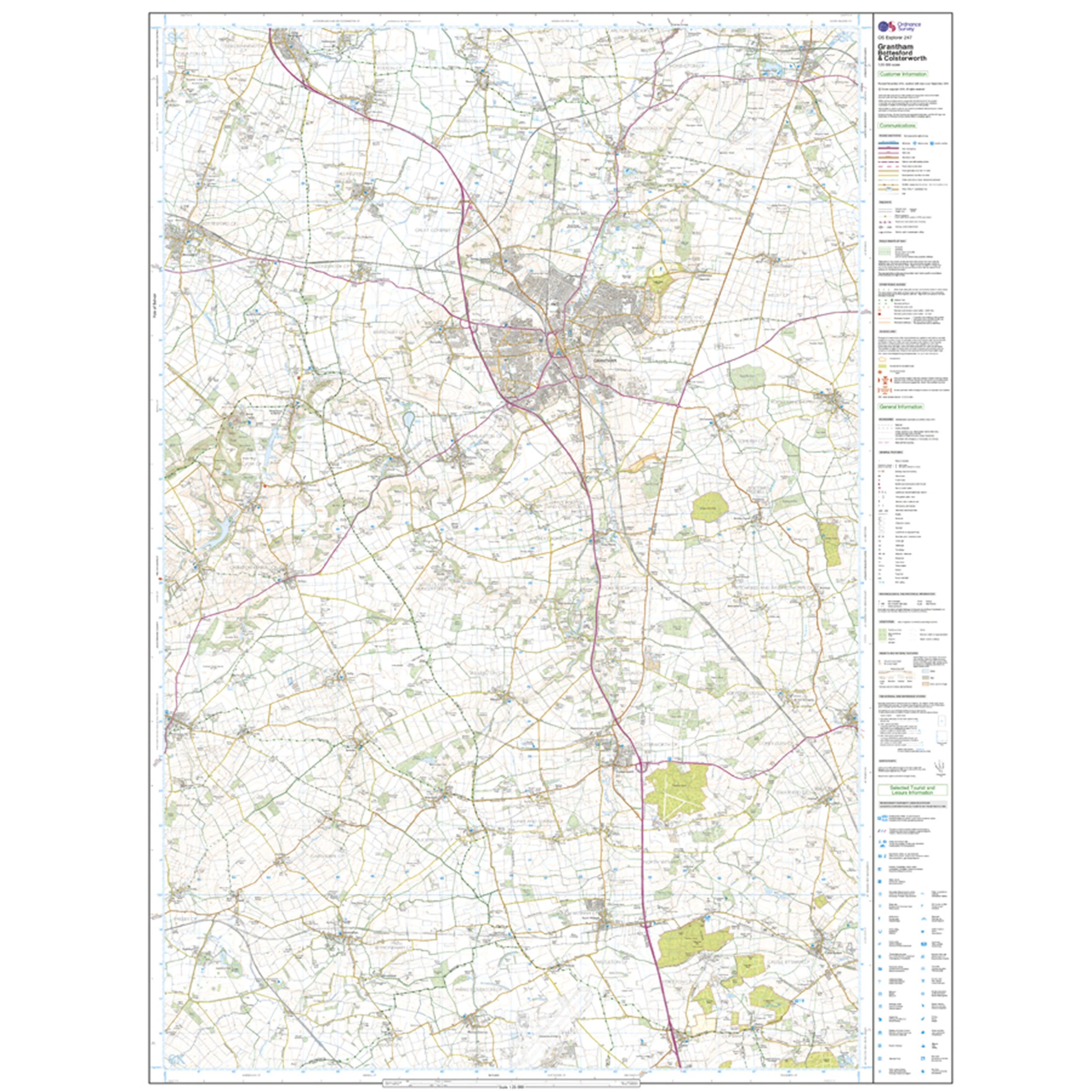 Explorer Active 247 Grantham Map With Digital Version - Image 3