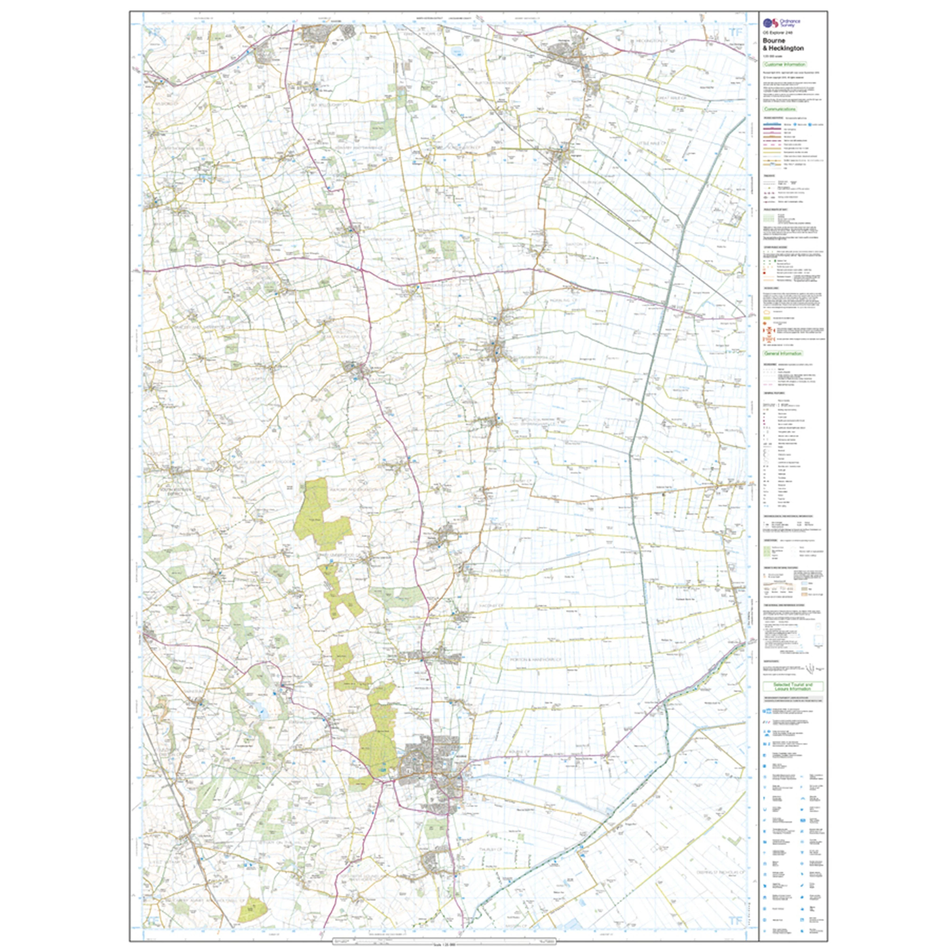 Explorer Active 248 Bourne & Heckington Map With Digital Version - Image 3