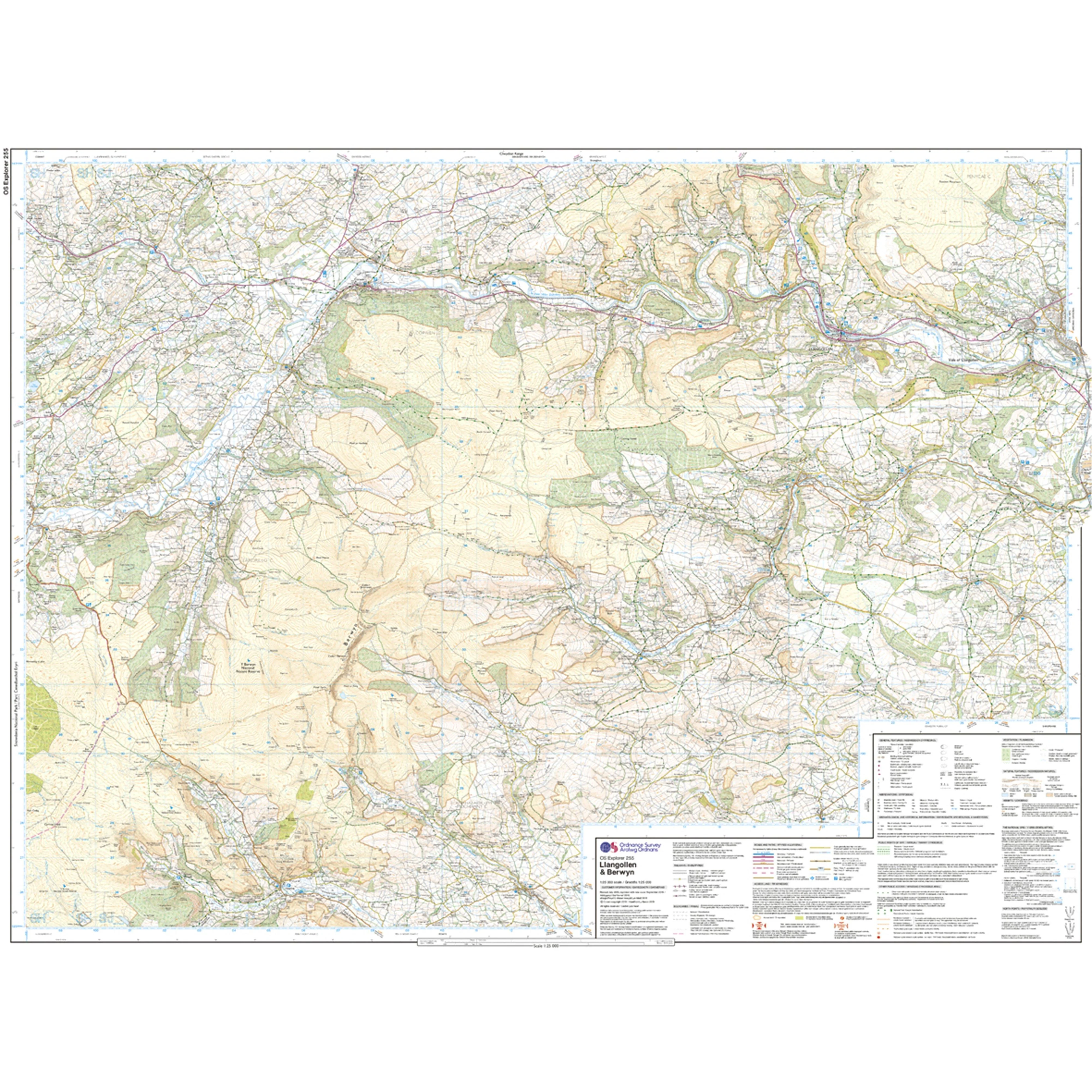 Explorer Active 255 Llangollen & Berwyn Map With Digital Version - Image 3