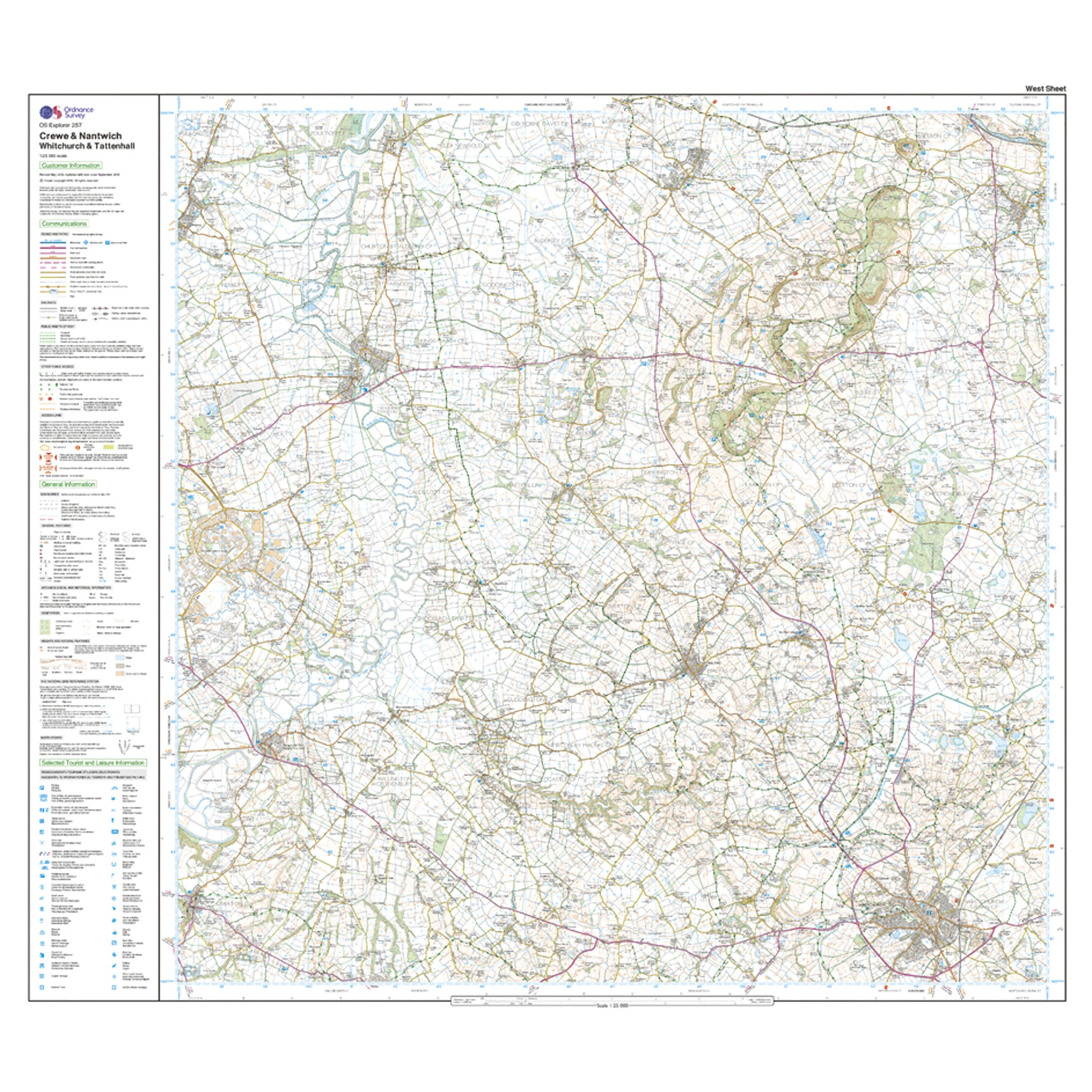 Explorer Active 257 Crewe & Nantwich Map with Digital Version - Image 4