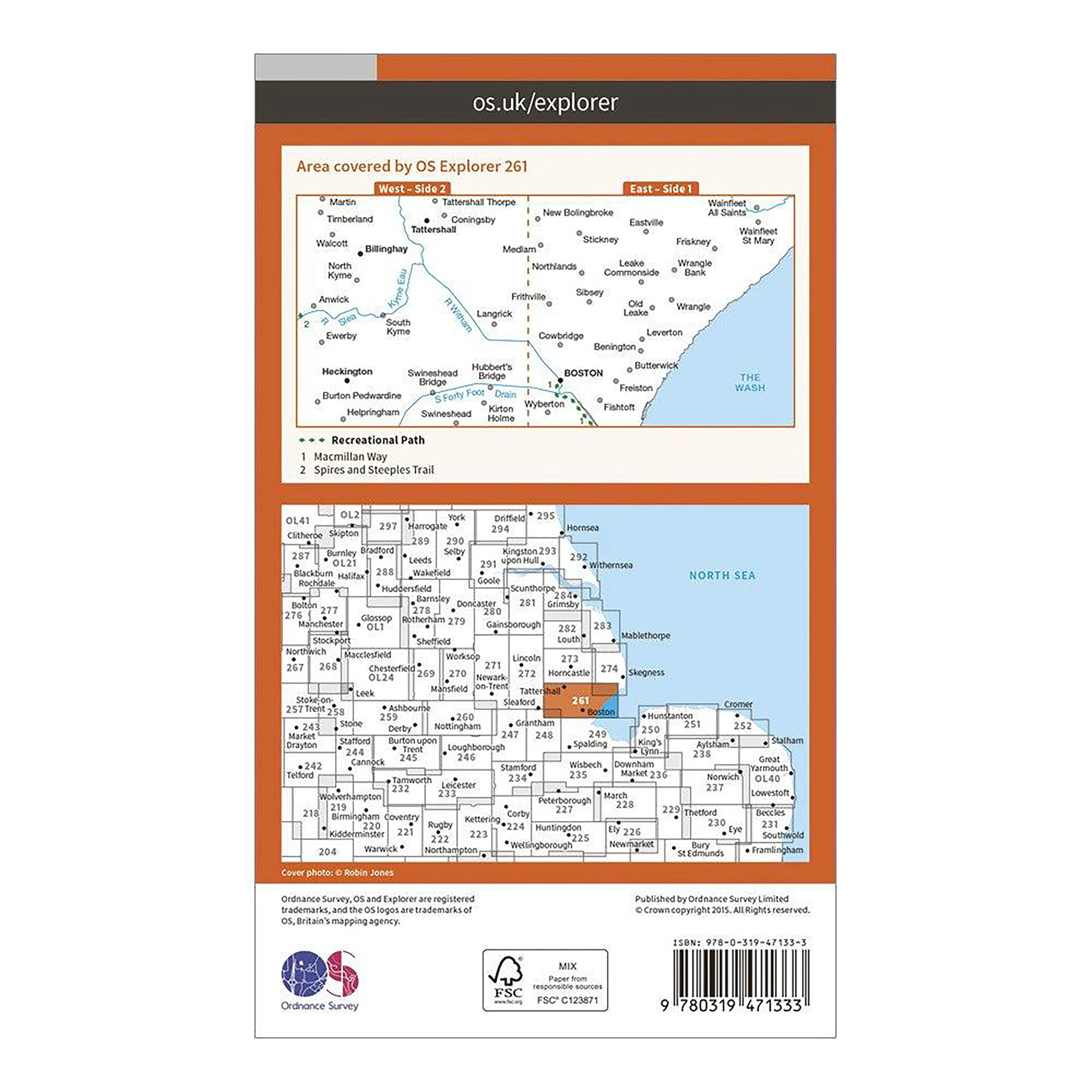 Explorer Active 261 Boston Map With Digital Version - Image 2