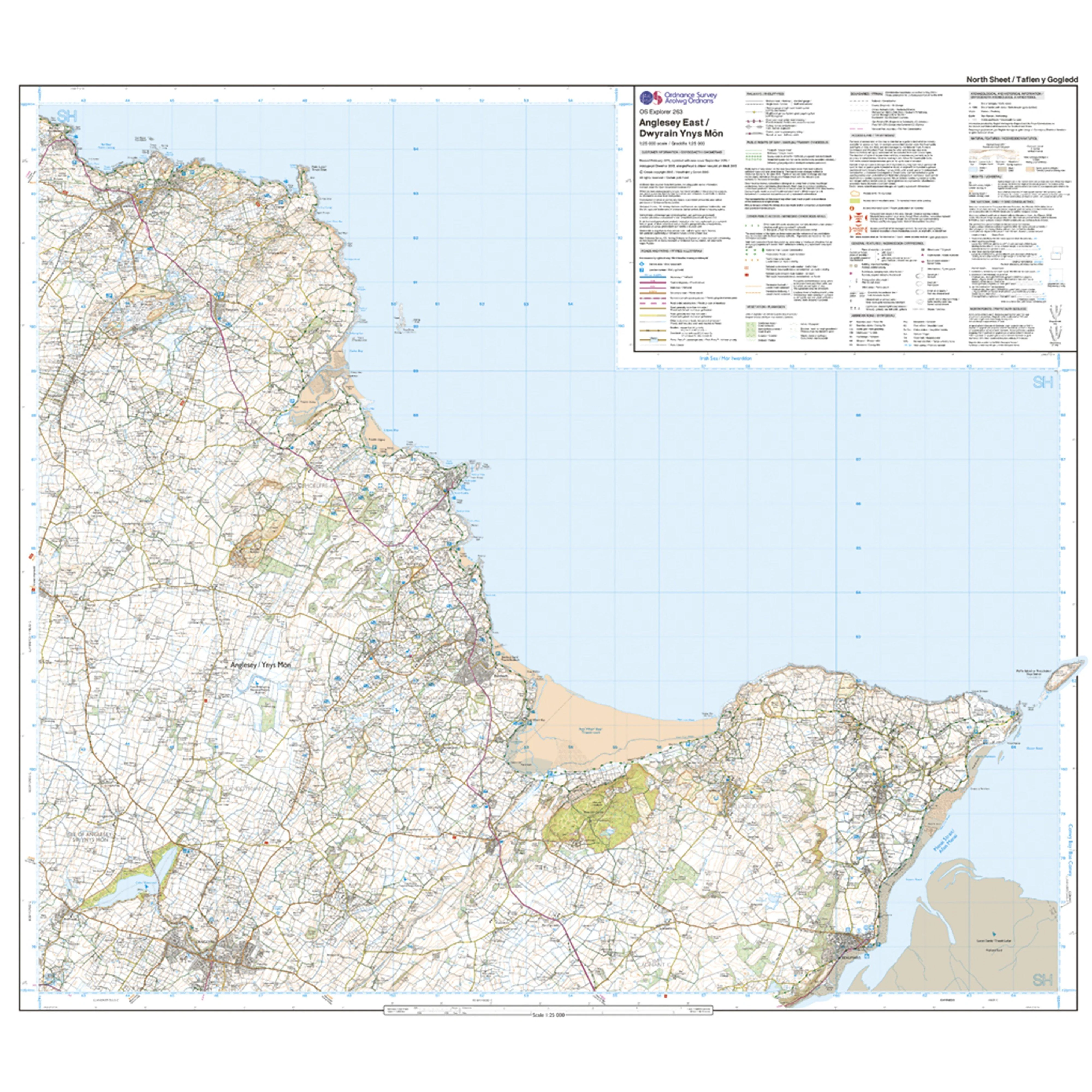 Explorer Active 263 Anglesey East Map With Digital Version - Image 3