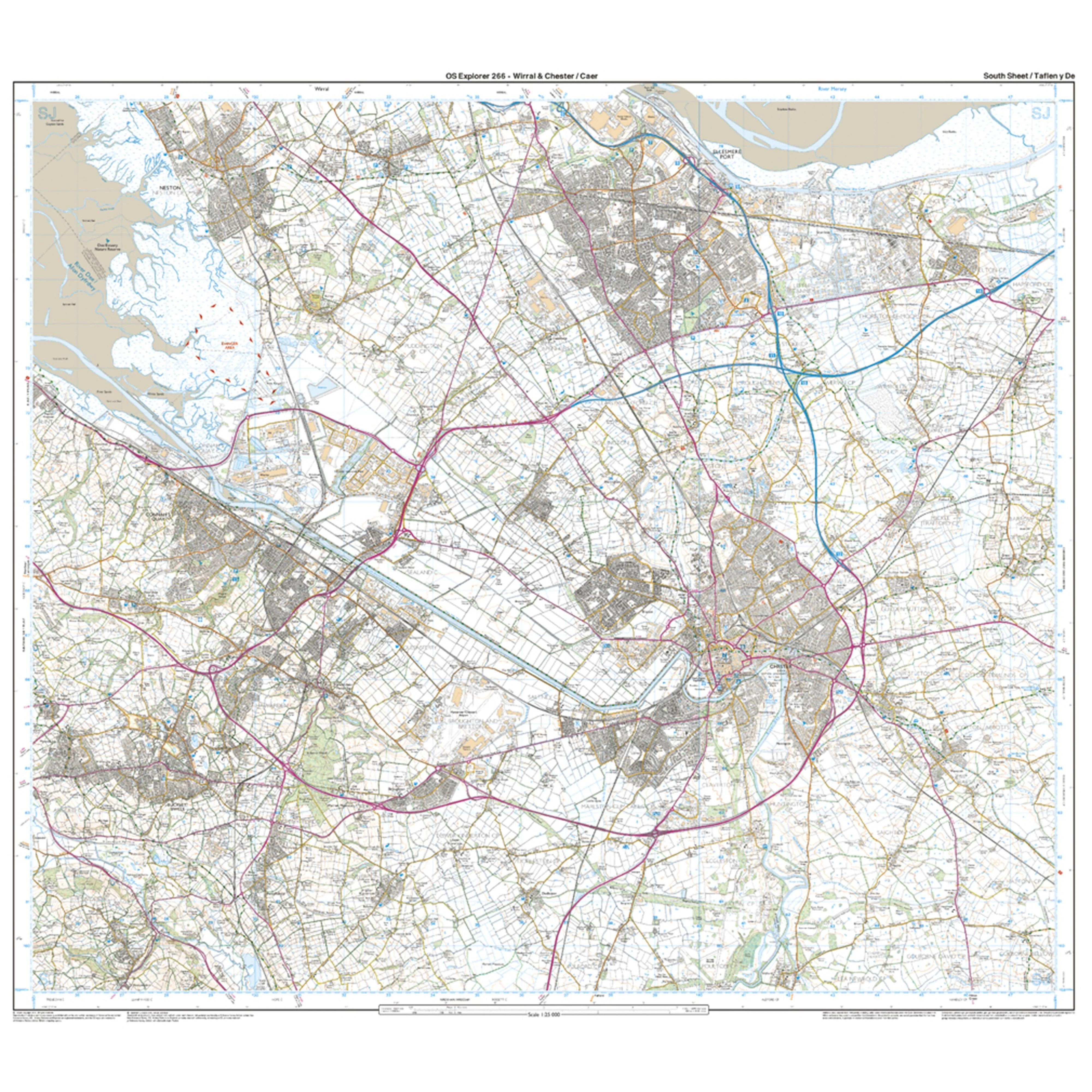 Explorer Active 266 Wirral & Chester Map With Digital Version - Image 4