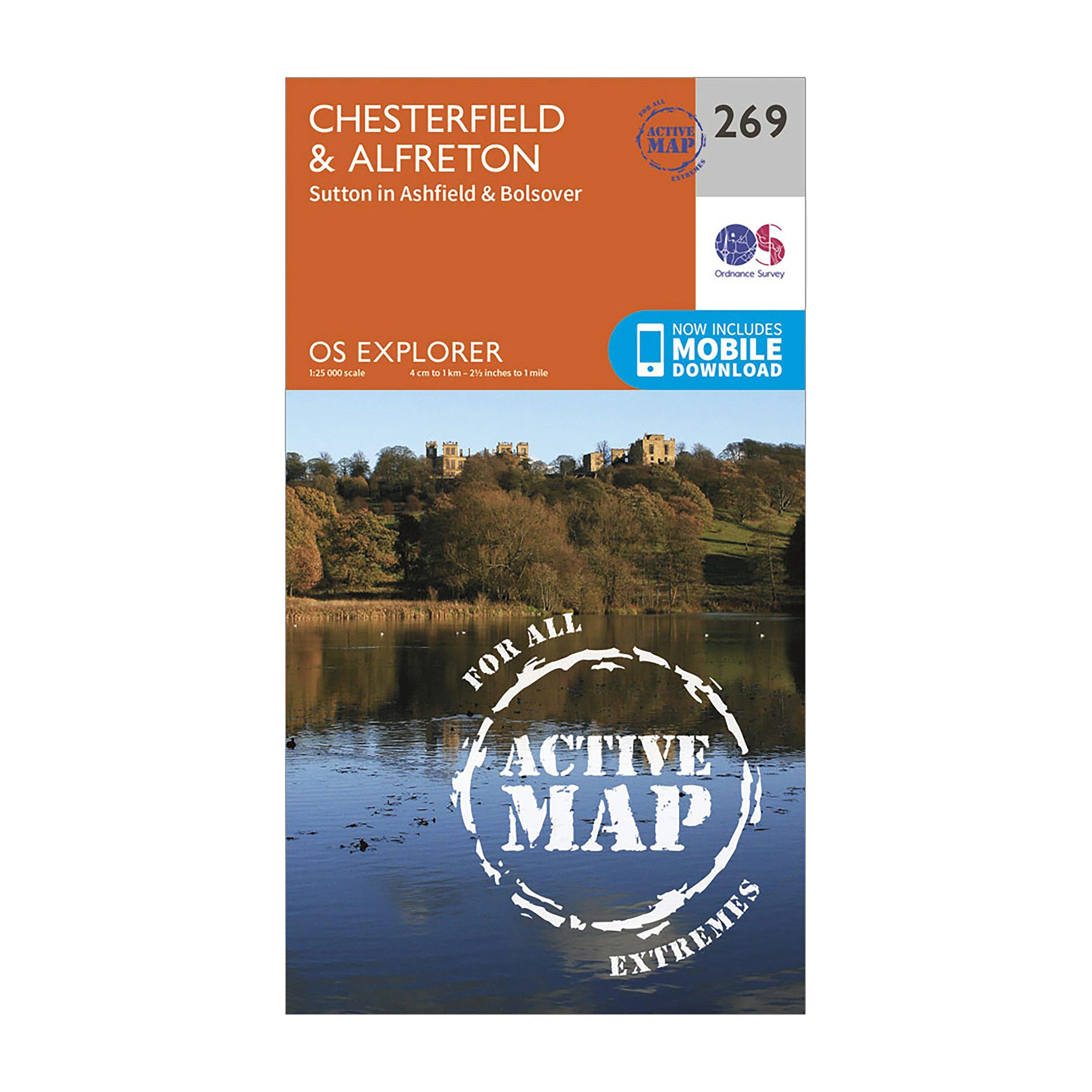 Explorer Active 269 Chesterfield & Alfreton Map With Digital Version - Image 3