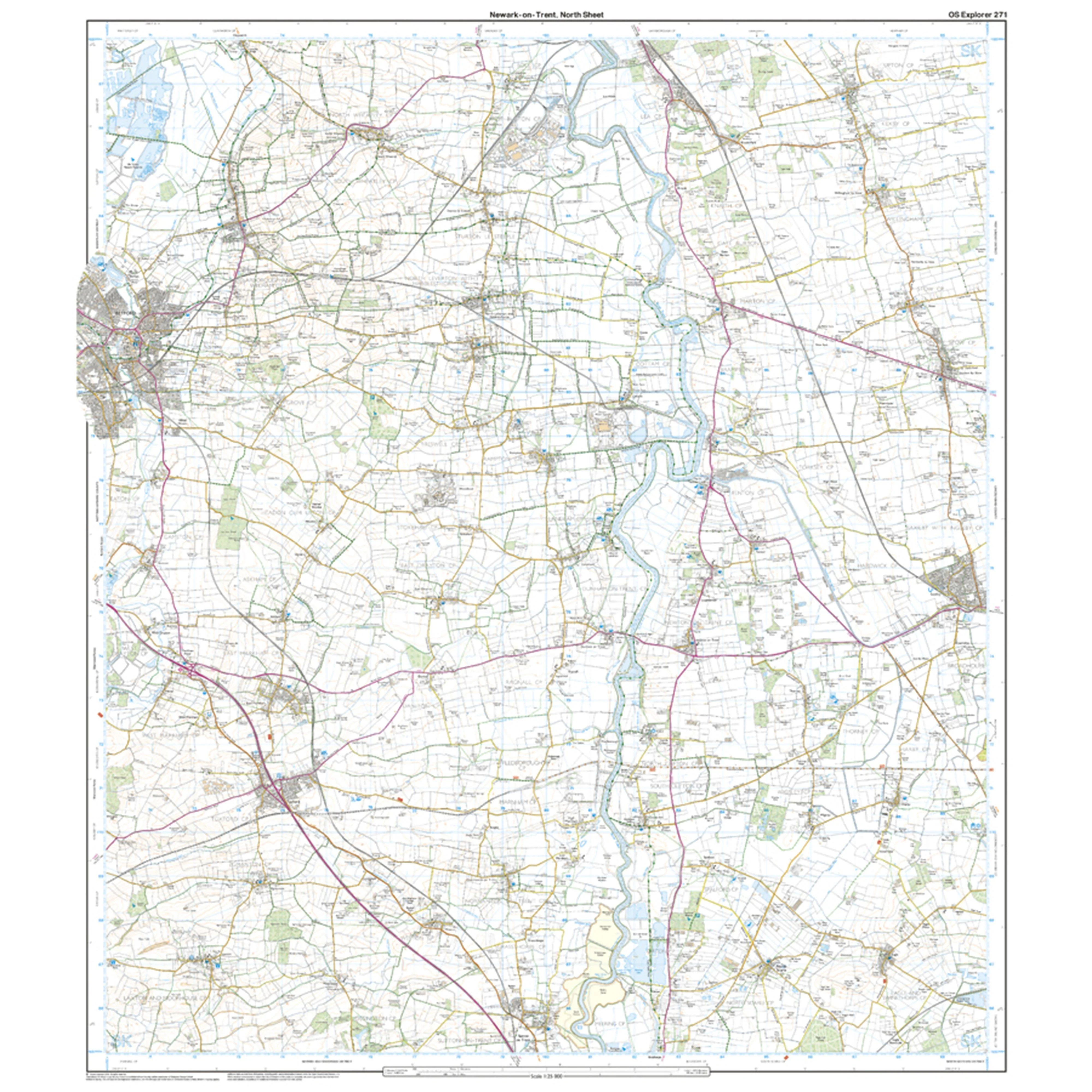 Explorer Active 271 Newark-on-Trent Map With Digital Version - Image 3