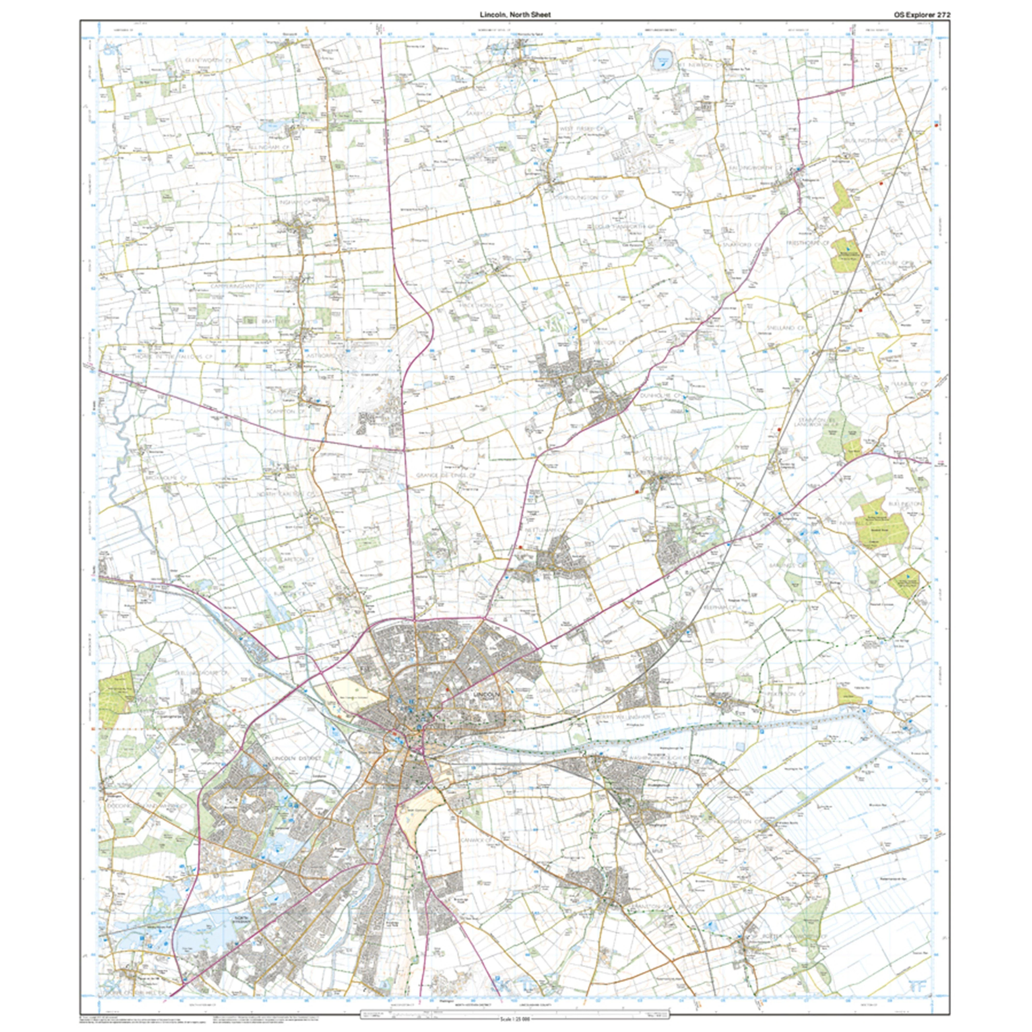 Explorer Active 272 Lincoln Map With Digital Version - Image 3
