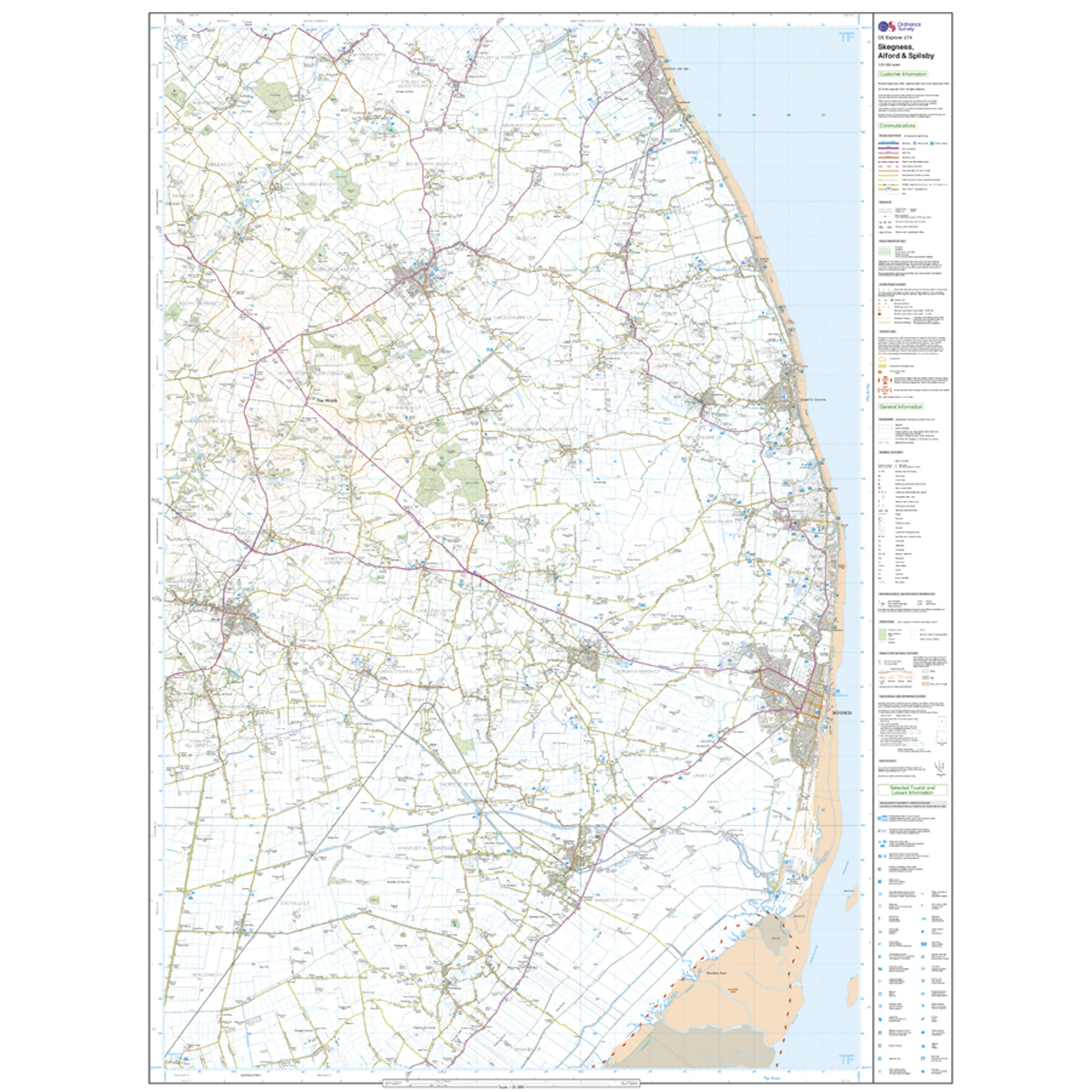 Explorer Active 274 Skegness, Alford & Spilsby Map With Digital Version - Image 3