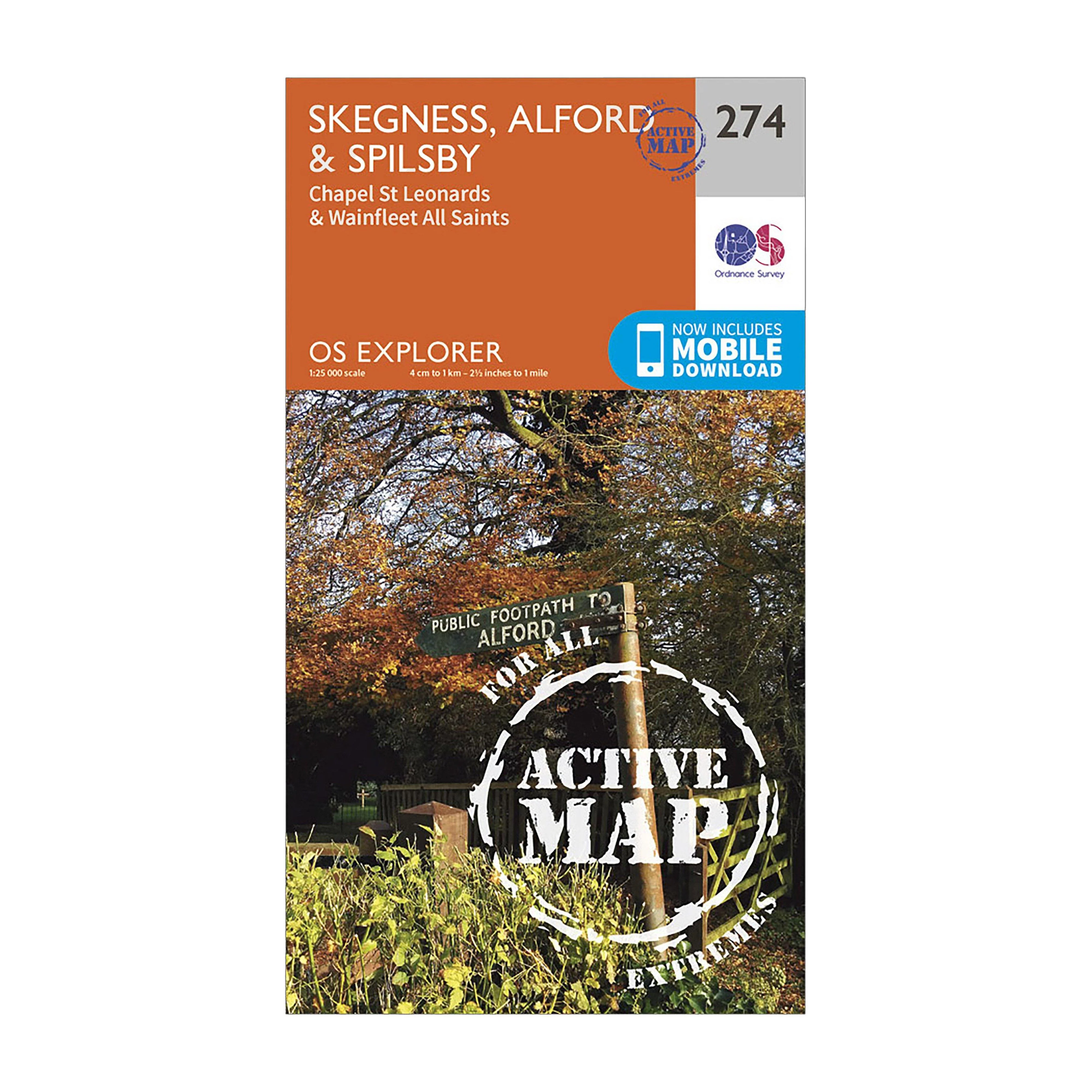 Explorer Active 274 Skegness, Alford & Spilsby Map With Digital Version - Image 4