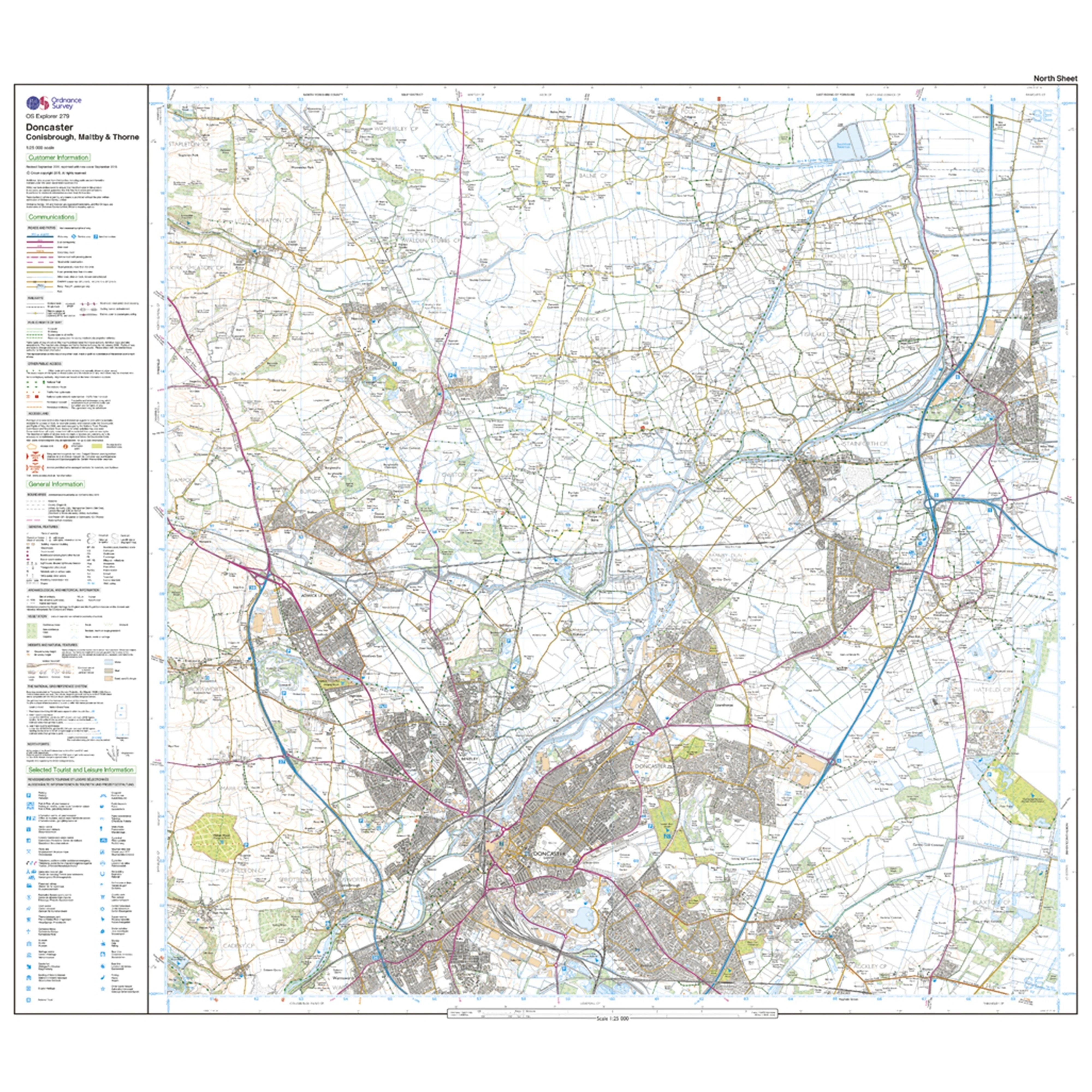 Explorer Active 279 Doncaster Map With Digital Version - Image 3