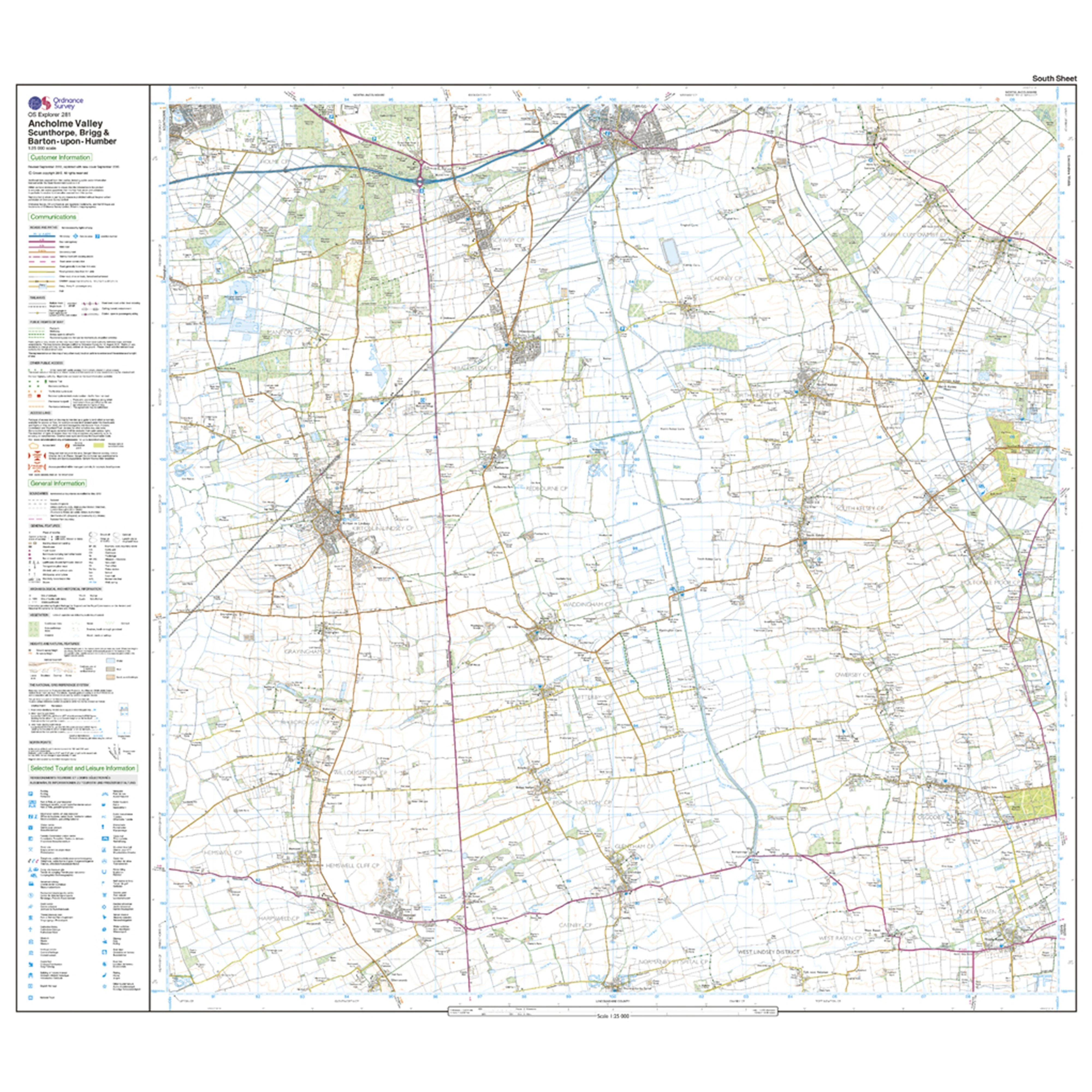 Explorer Active 281 Ancholme Valley Map With Digital Version - Image 4