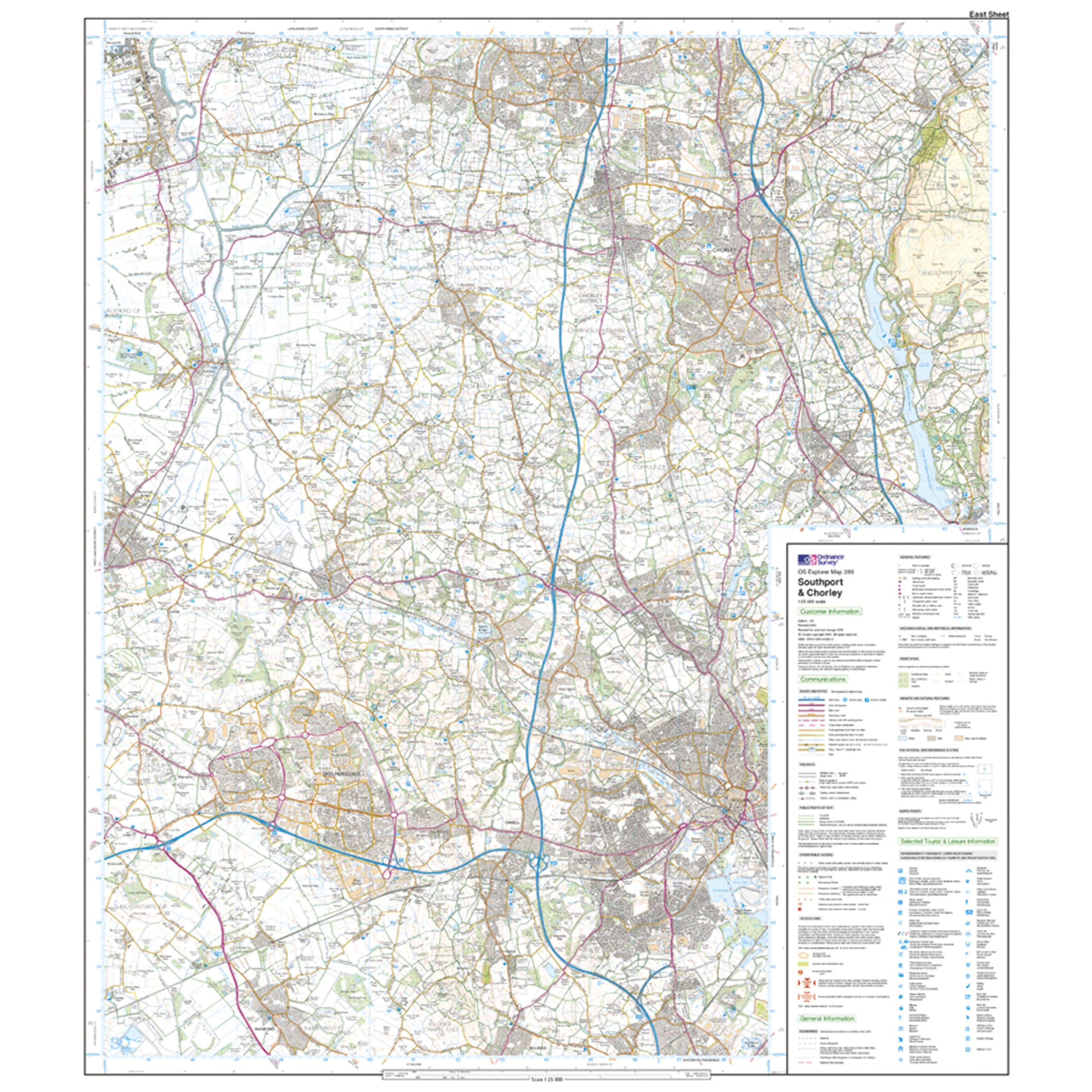 Explorer Active 285 Southport & Chorley Map With Digital Version - Image 3
