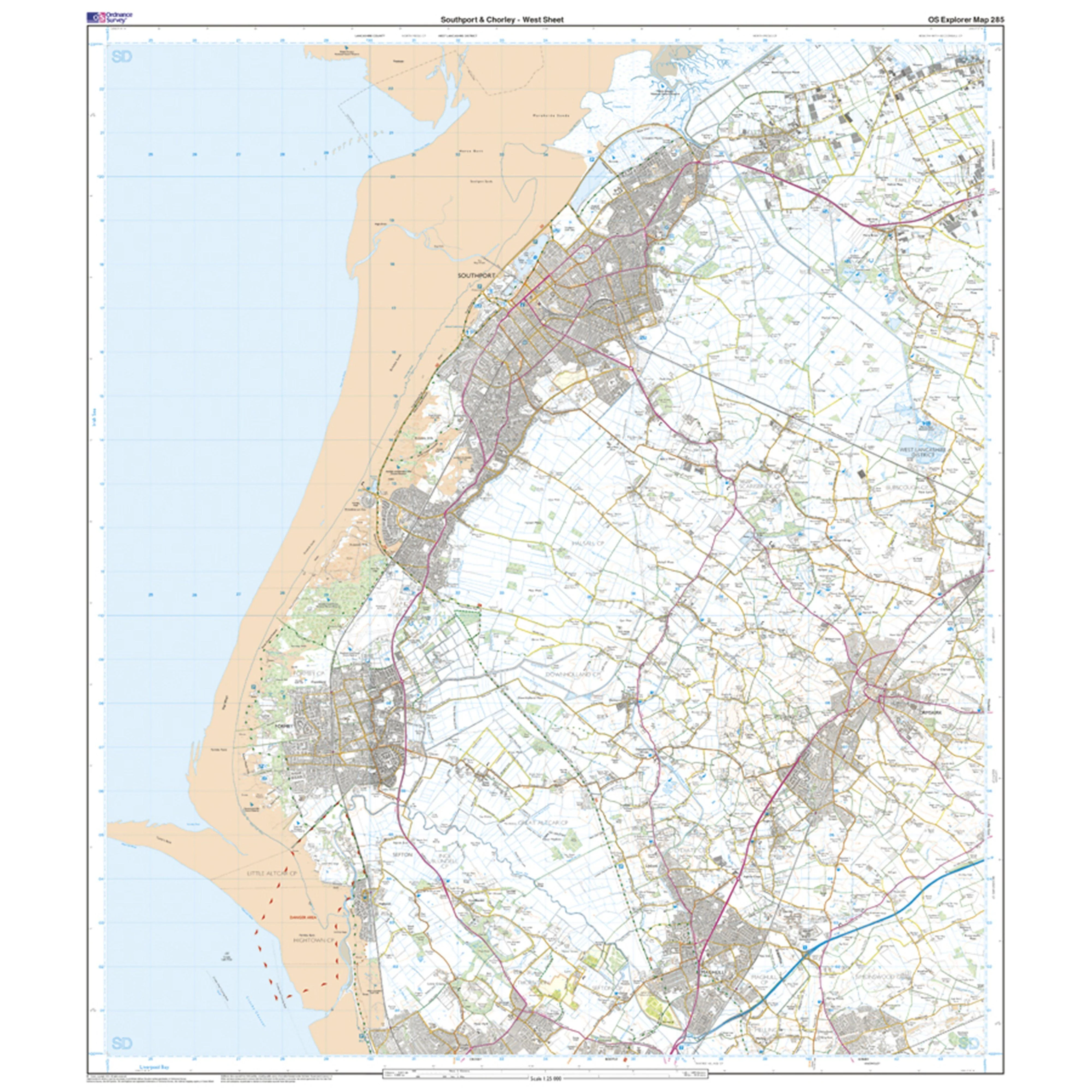 Explorer Active 285 Southport & Chorley Map With Digital Version - Image 4