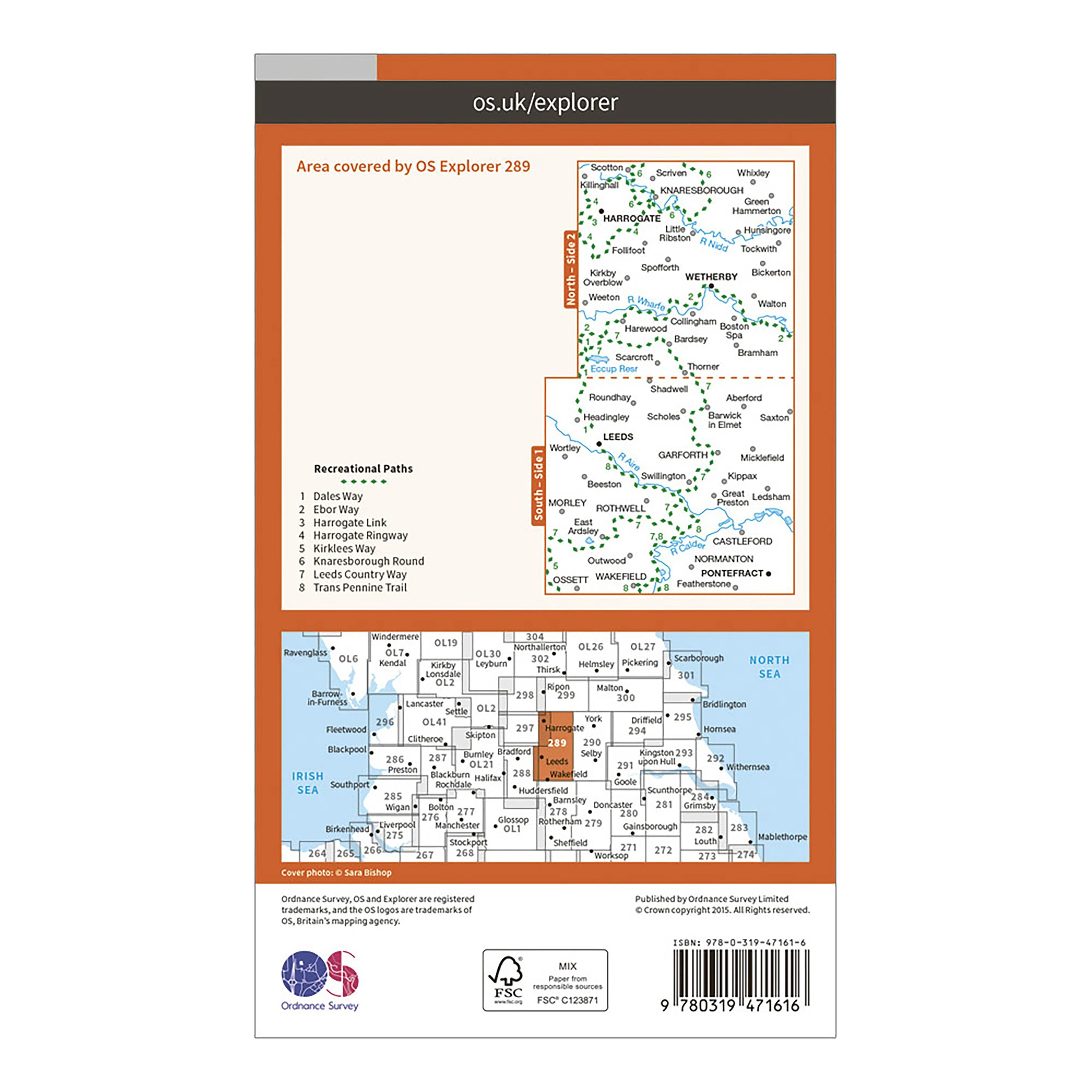 Explorer Active 289 Leeds Map With Digital Version - Image 2