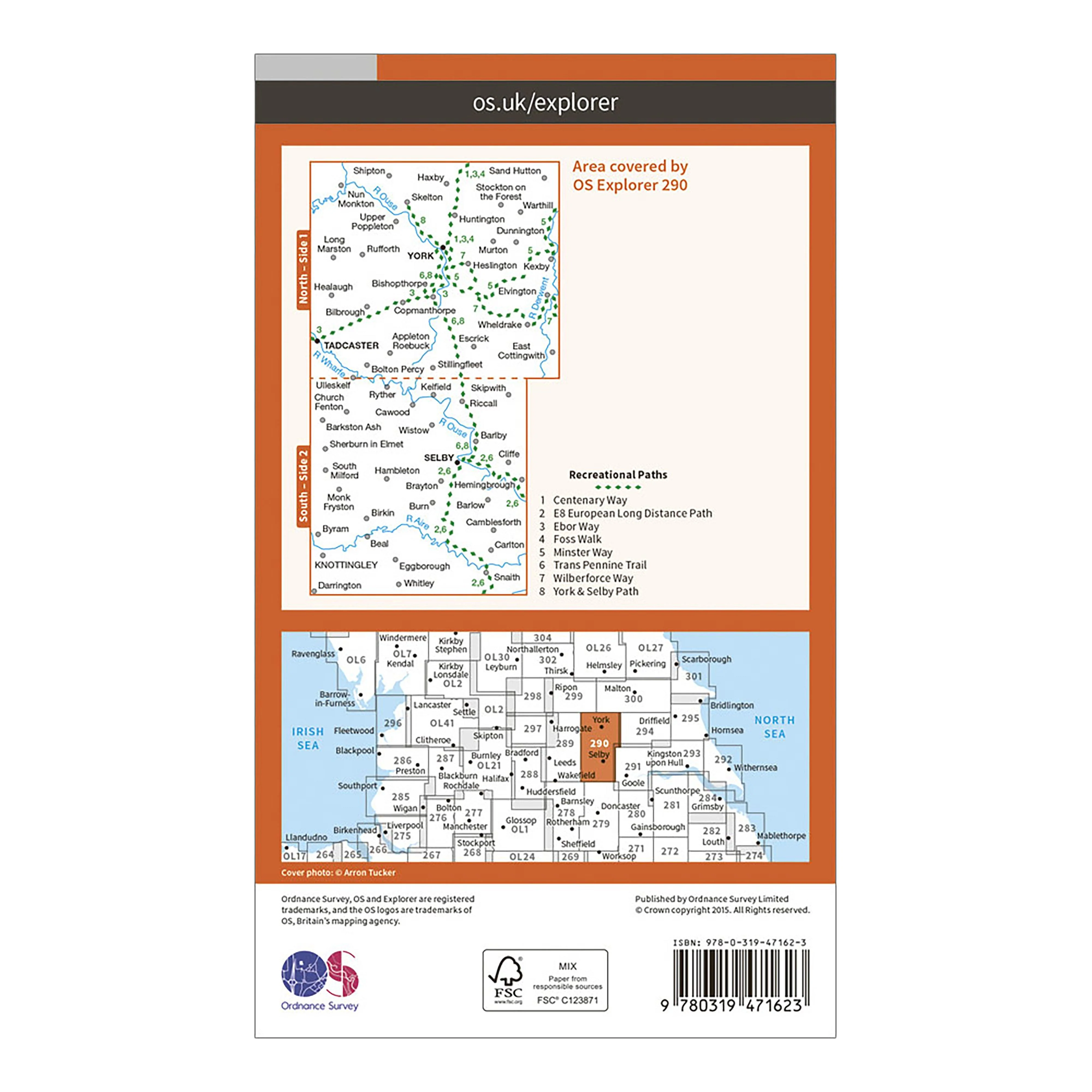 Explorer Active 290 York Map With Digital Version - Image 2