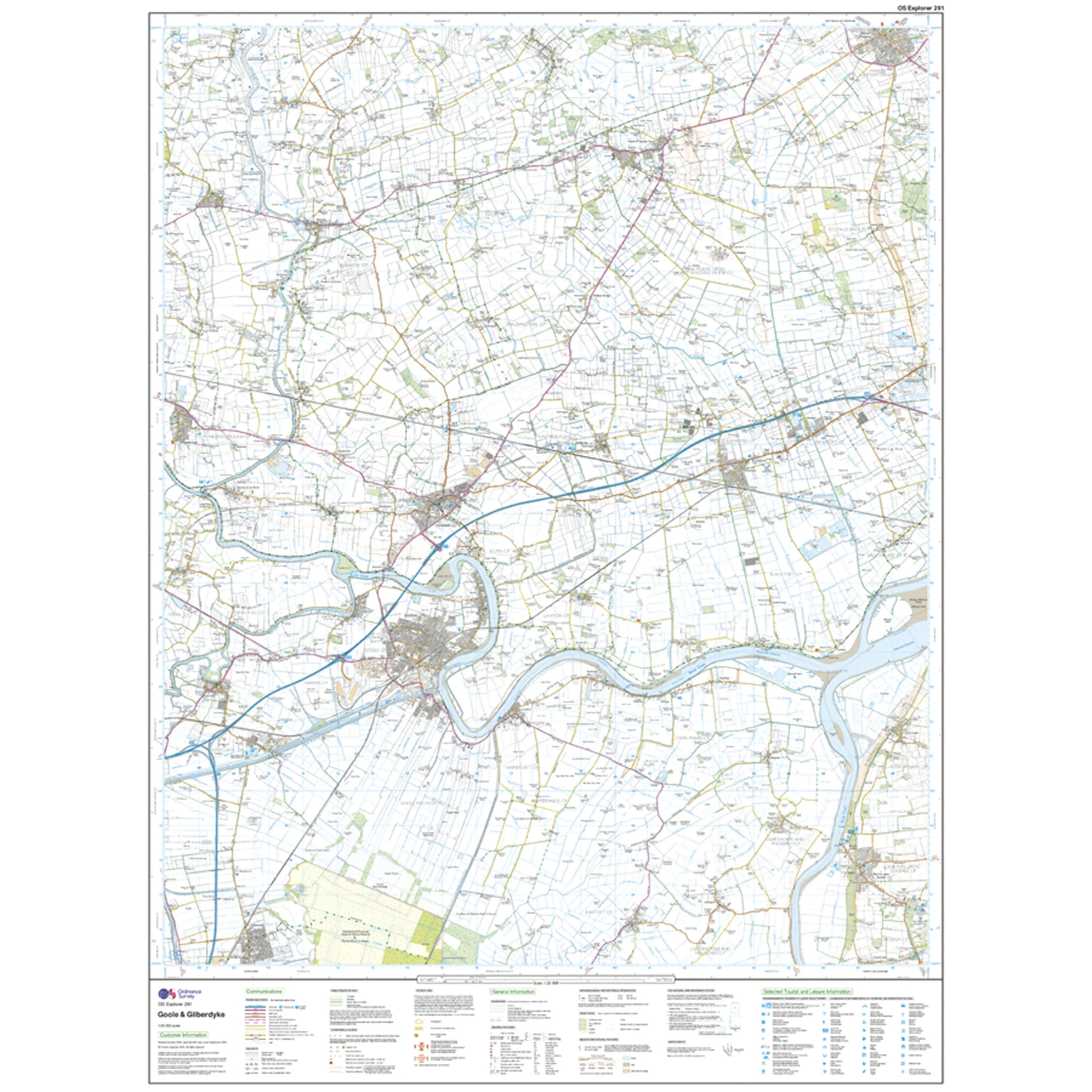 Explorer Active 291 Goole  Gilberdyke Map With Digital Version - Image 3