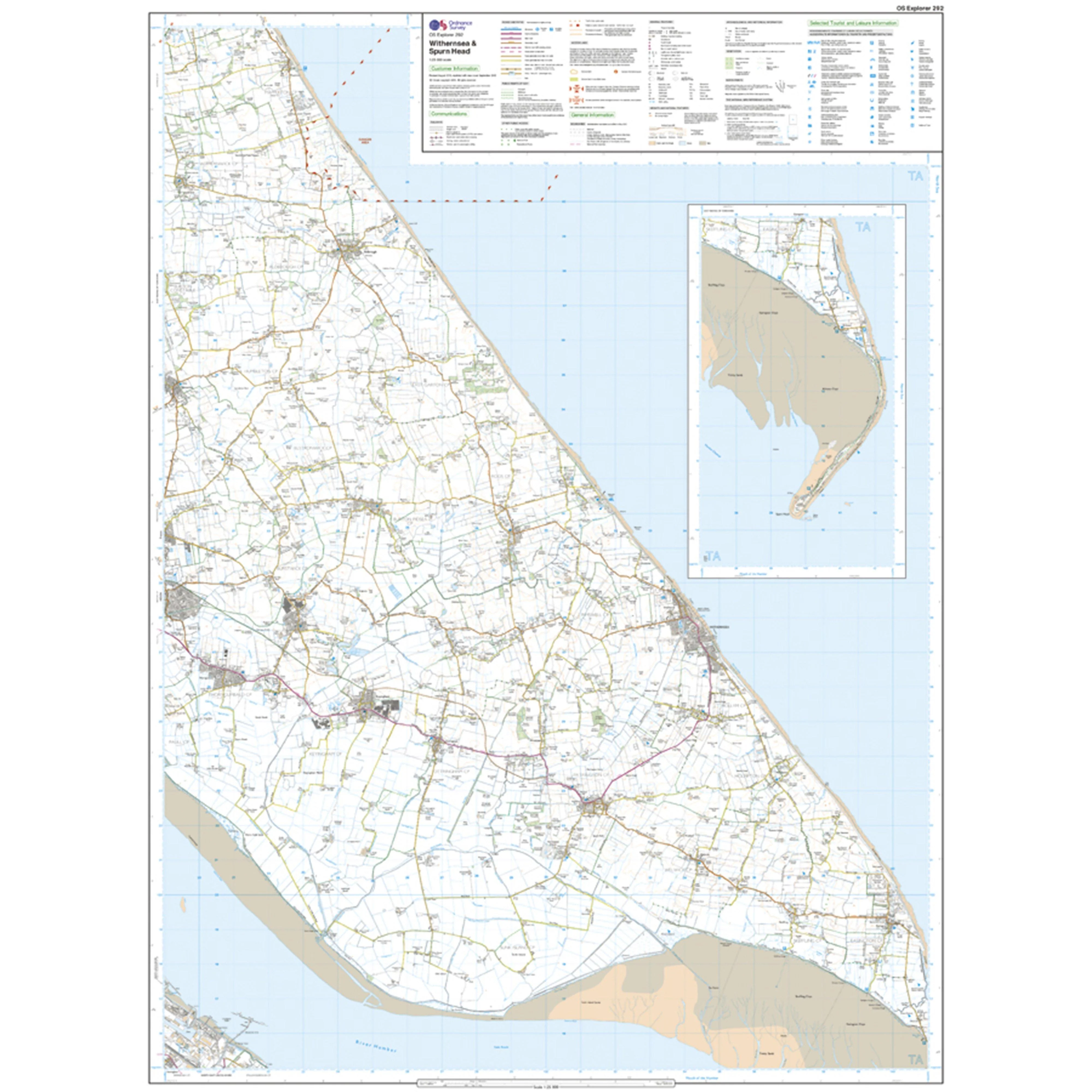 Explorer Active 292 Withernsea & Spurn Head Map With Digital Version - Image 3