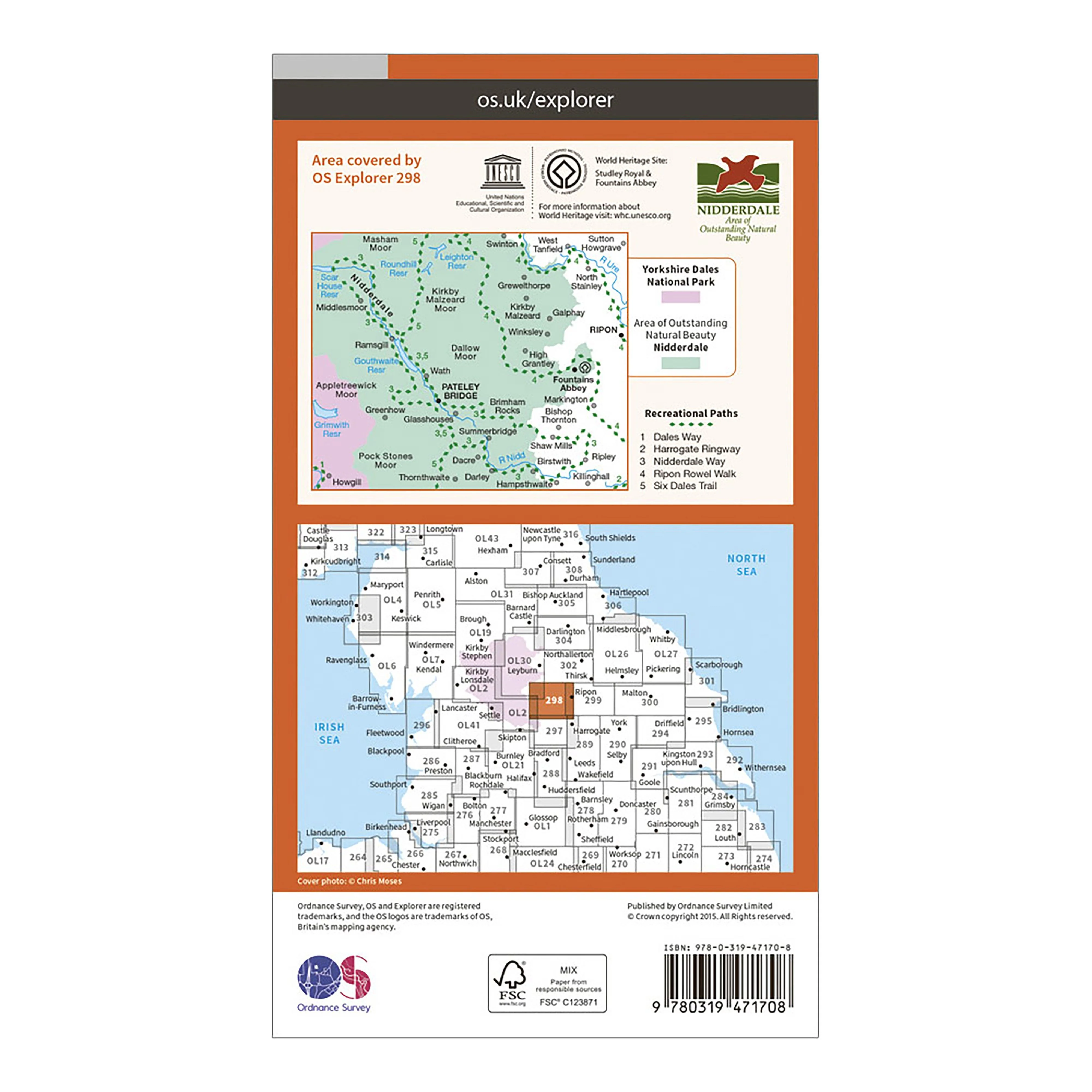 Explorer Active 298 Nidderdale Map With Digital Version - Image 2
