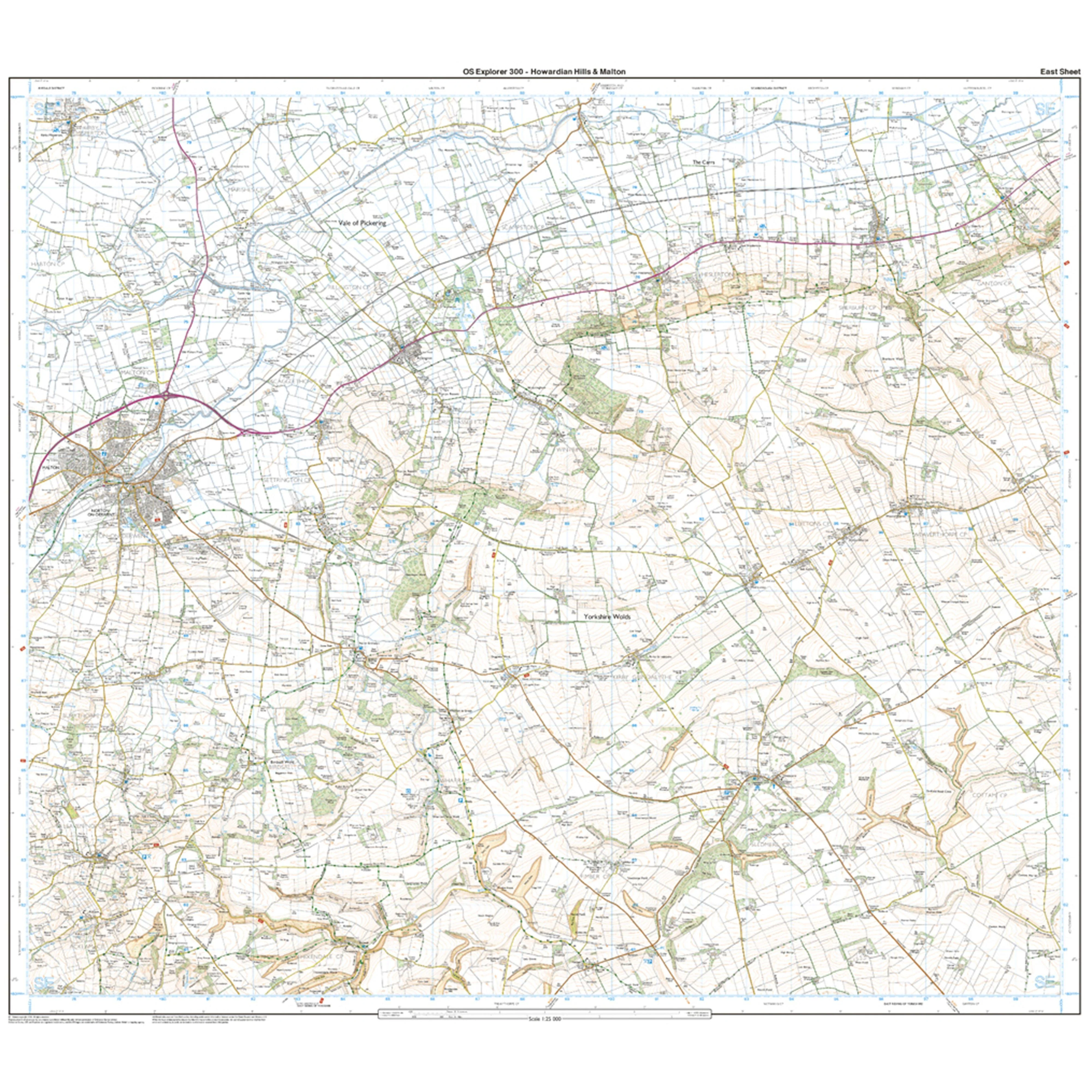 Explorer Active 300 Howardian Hills & Malton Map With Digital Version - Image 3