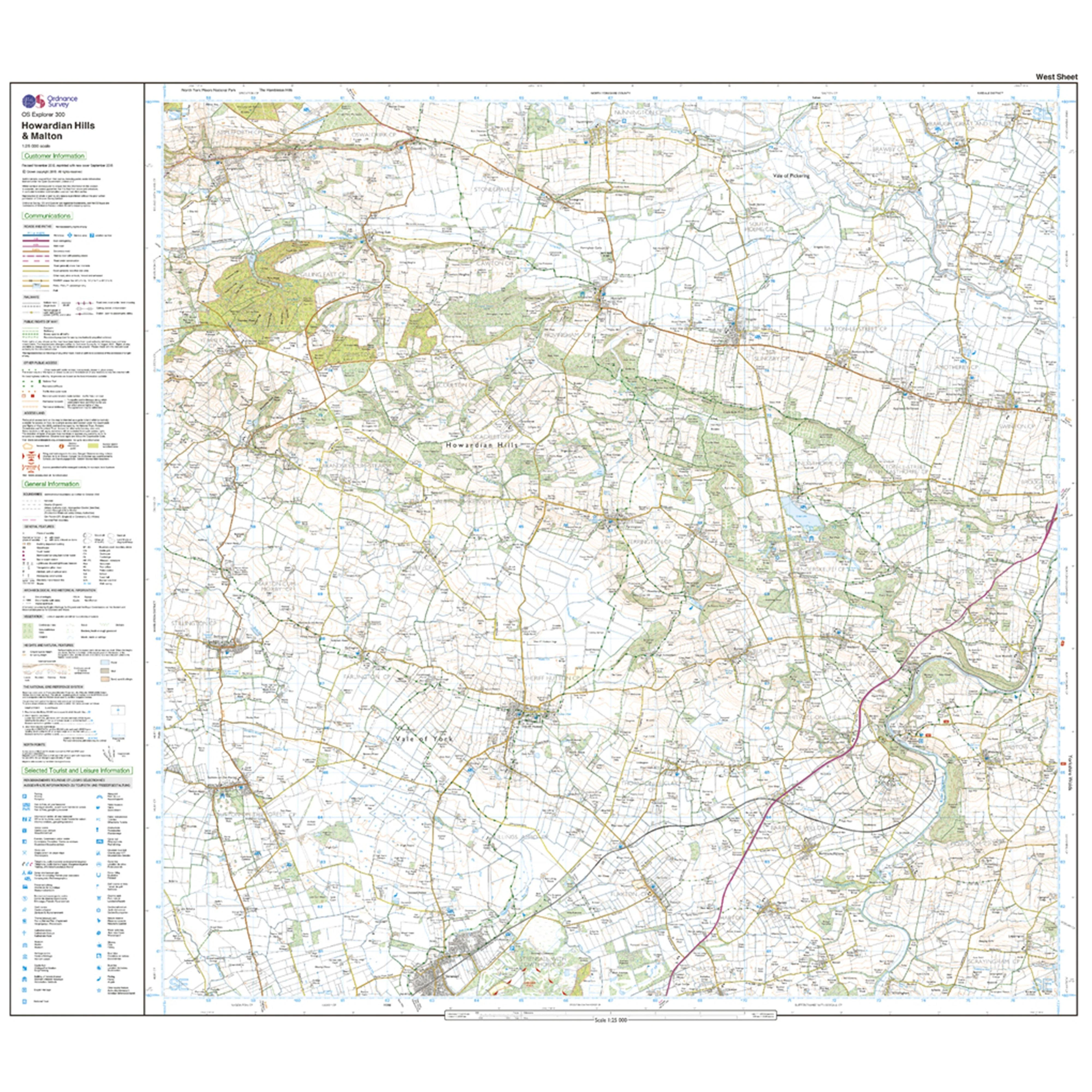 Explorer Active 300 Howardian Hills & Malton Map With Digital Version - Image 4