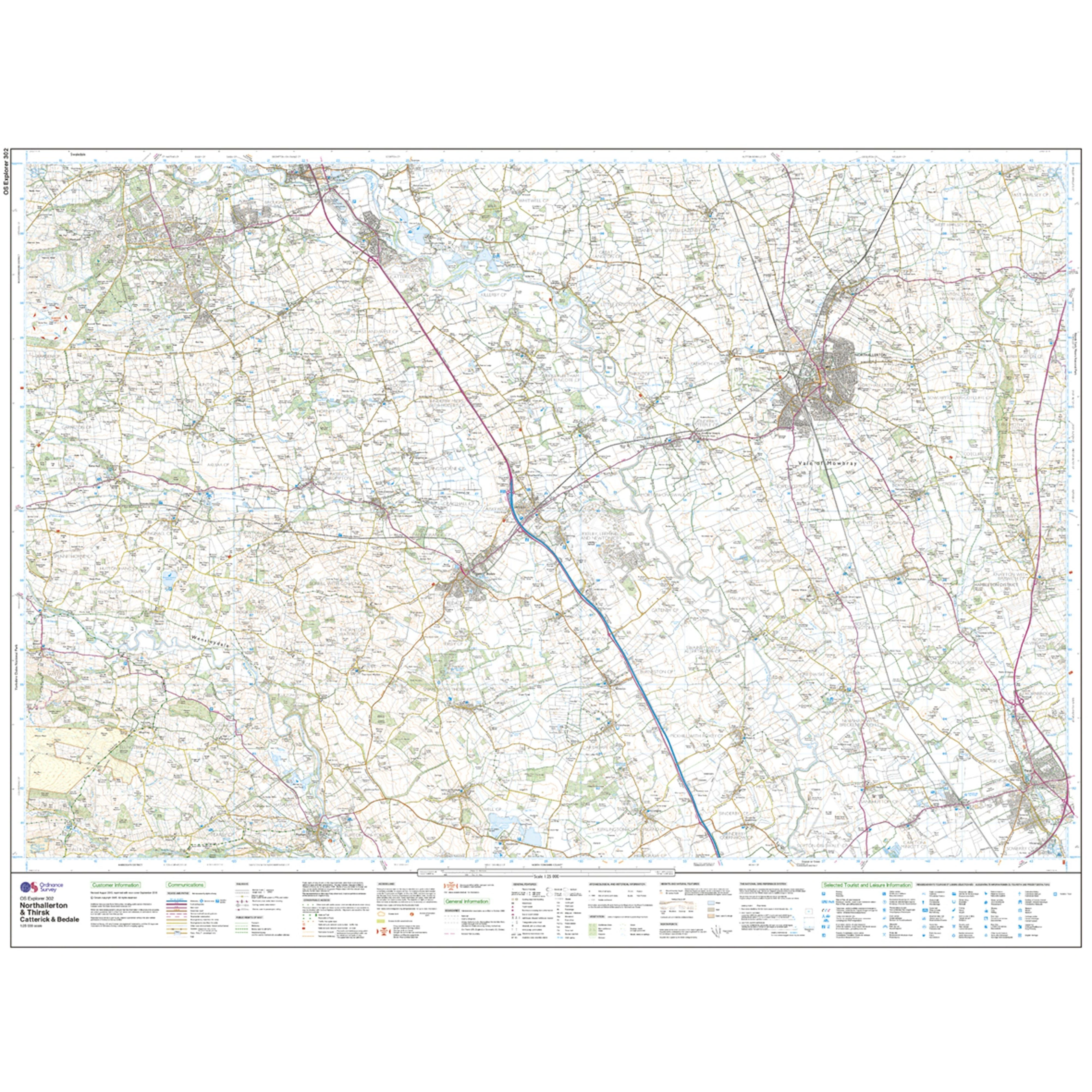 Explorer Active 302 Northallerton & Thirsk Map With Digital Version - Image 3