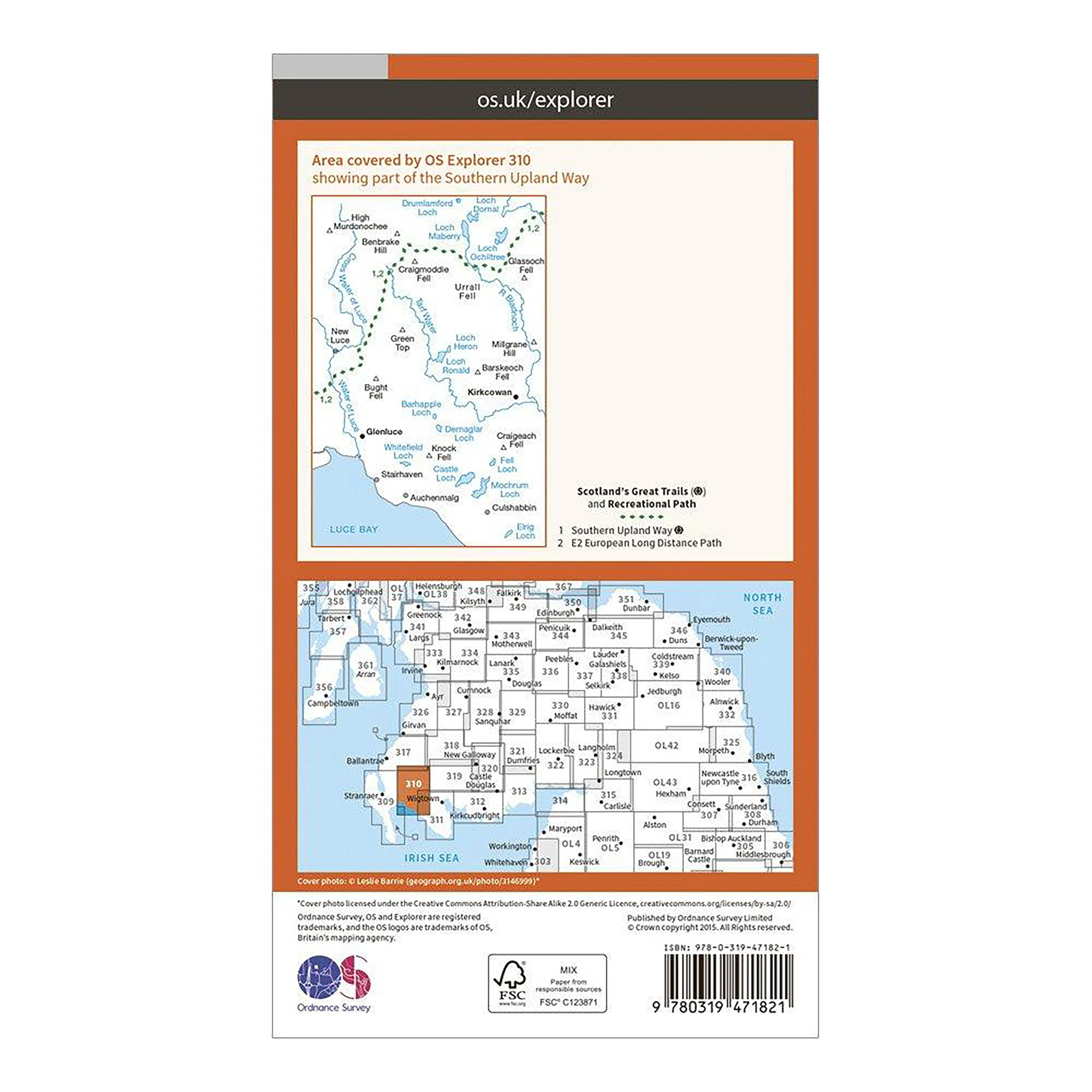 Explorer Active 310 Glenluce & Kirkcowan Map With Digital Version - Image 2
