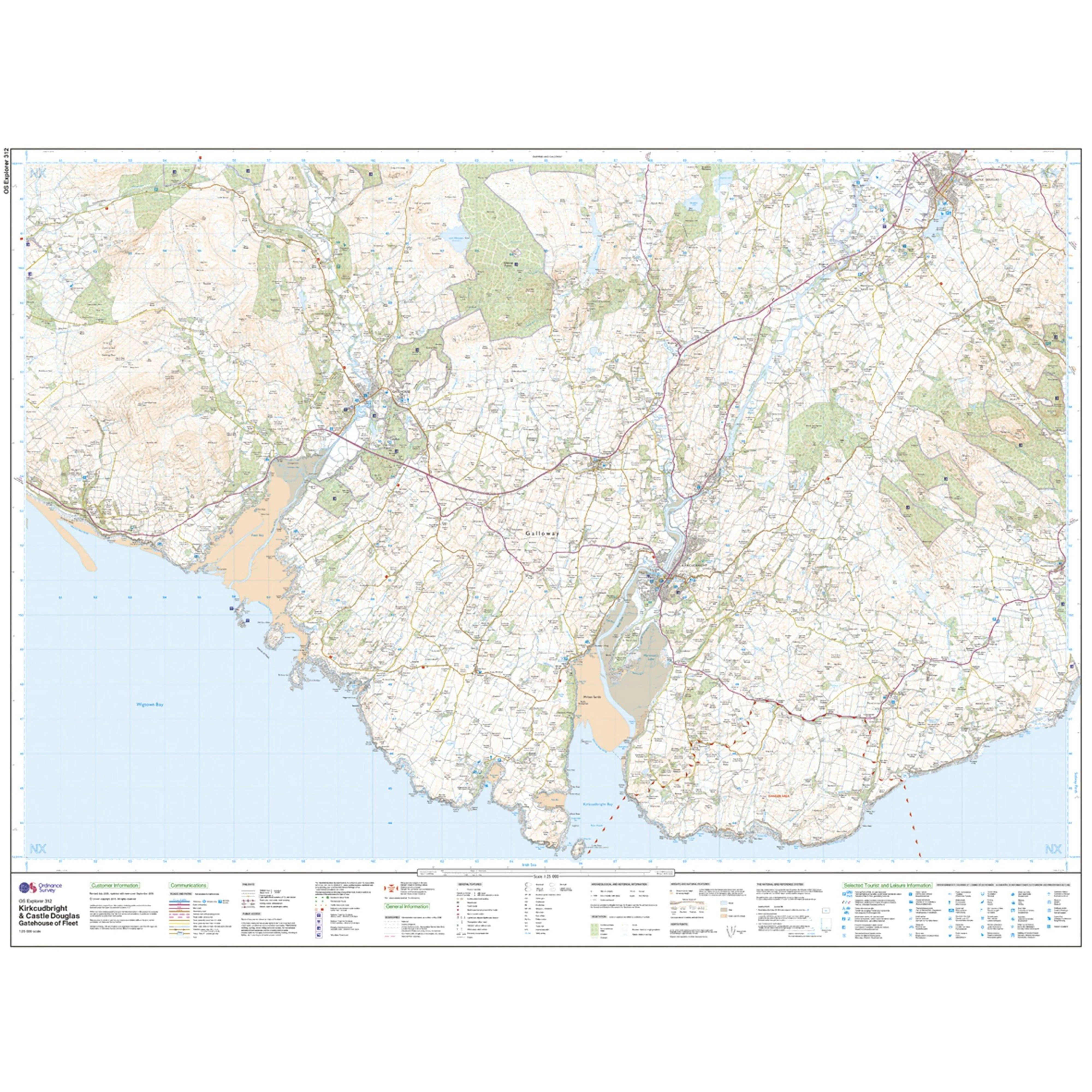 Explorer Active 312 Kirkcudbright & Castle Douglas Map With Digital Version - Image 3