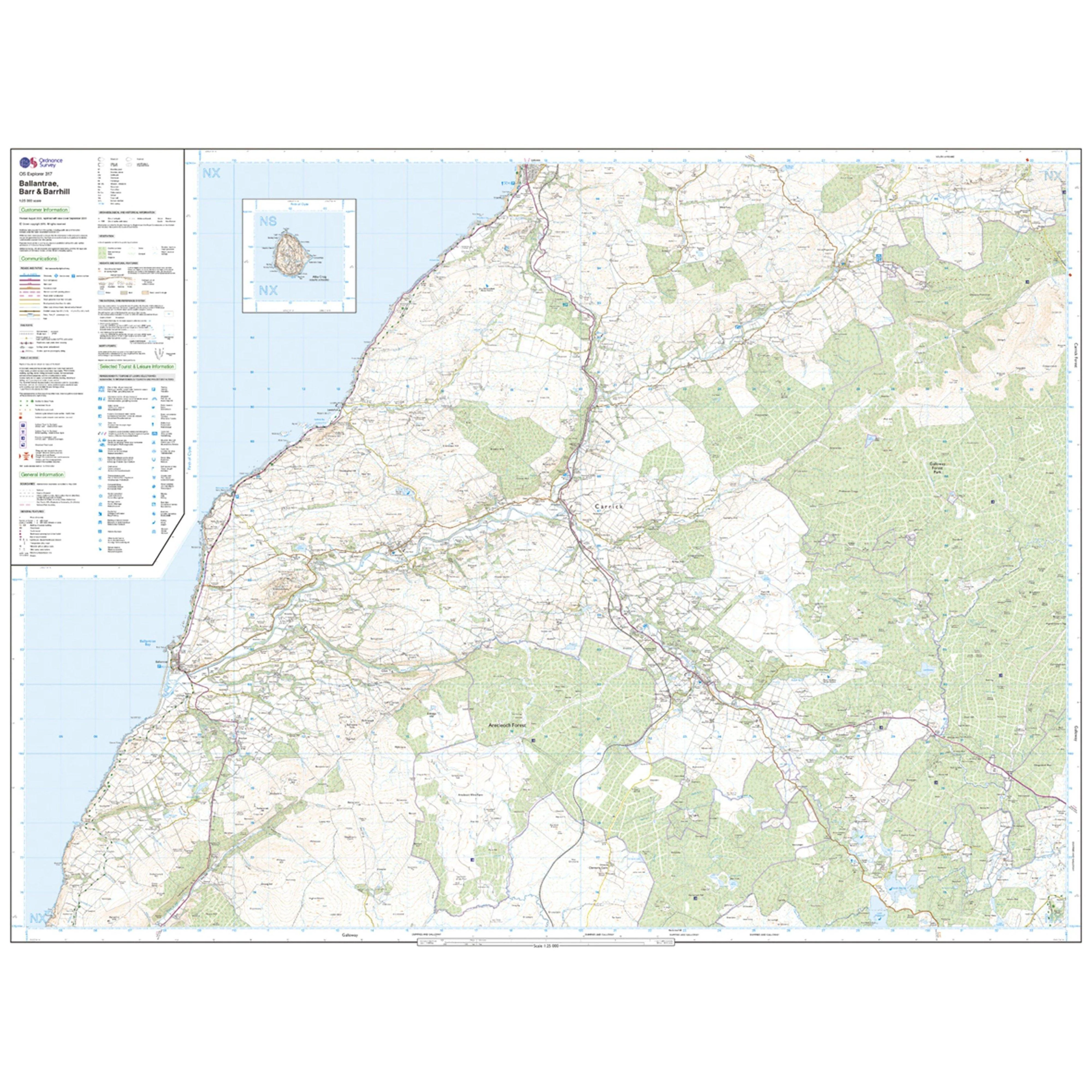 Explorer Active 317 Ballantrae, Barr & Barrhill Map With Digital Version - Image 3