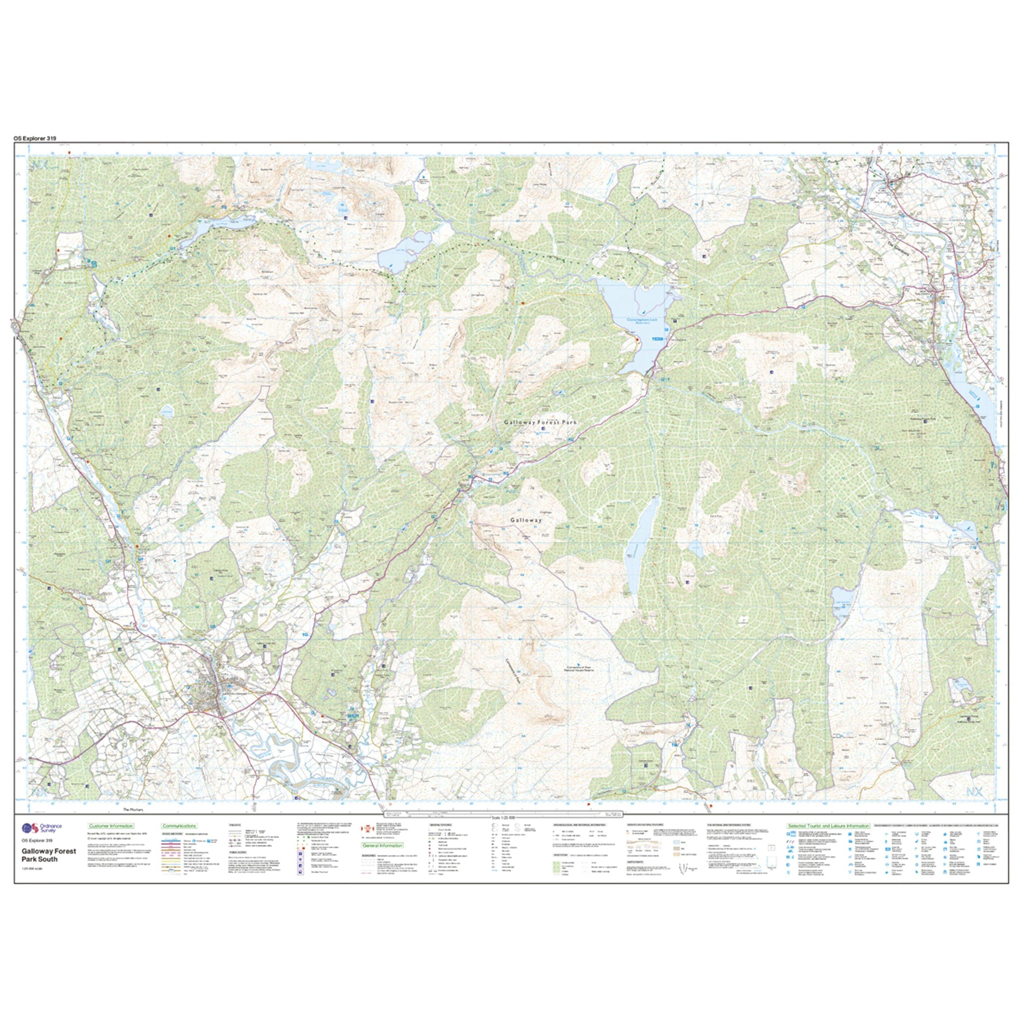 Explorer Active 319 Galloway Forest Park South Map With Digital Version - Image 3