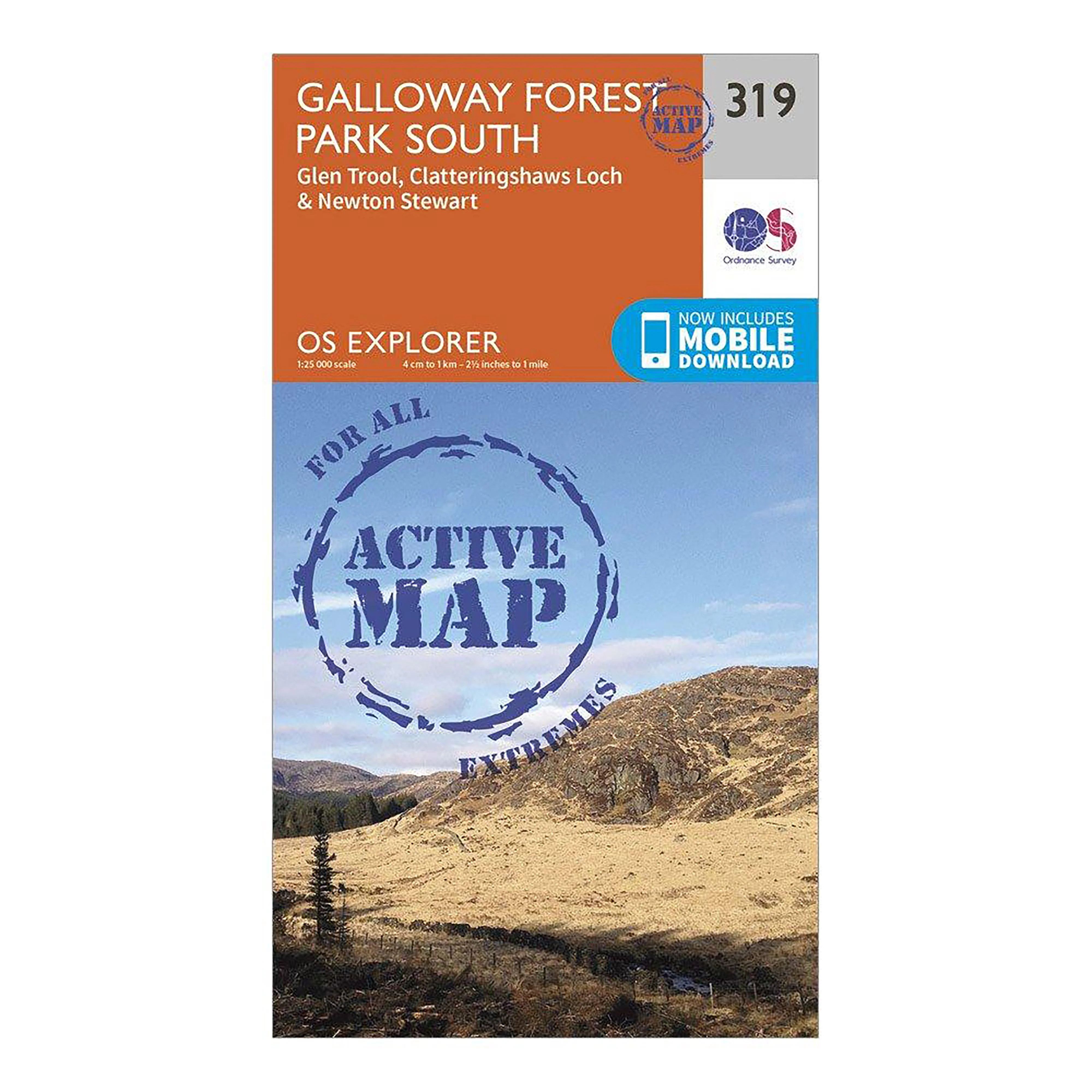 Explorer Active 319 Galloway Forest Park South Map With Digital Version - Image 4