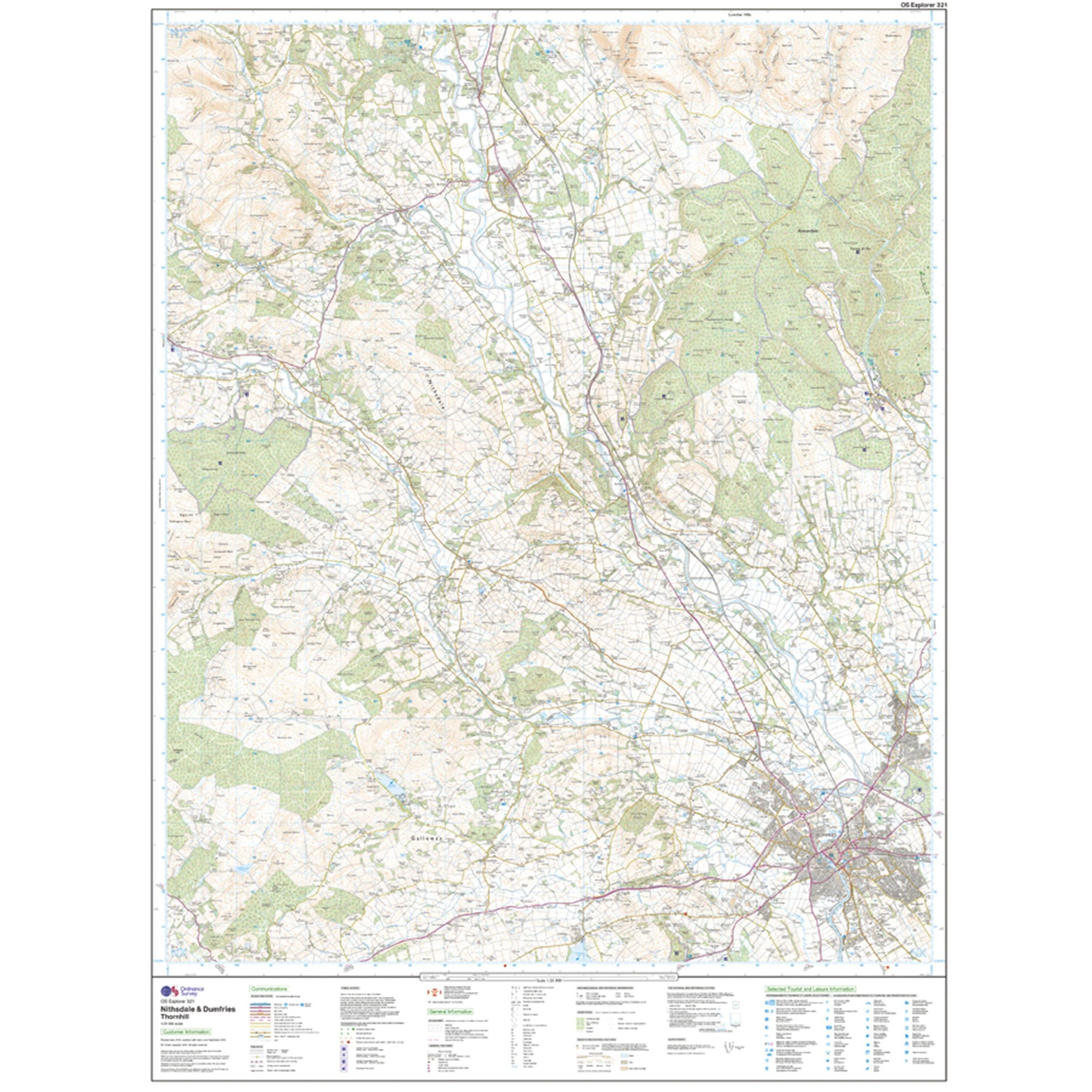 Explorer Active 321 Nithsdale & Dumfries Map With Digital Version - Image 3