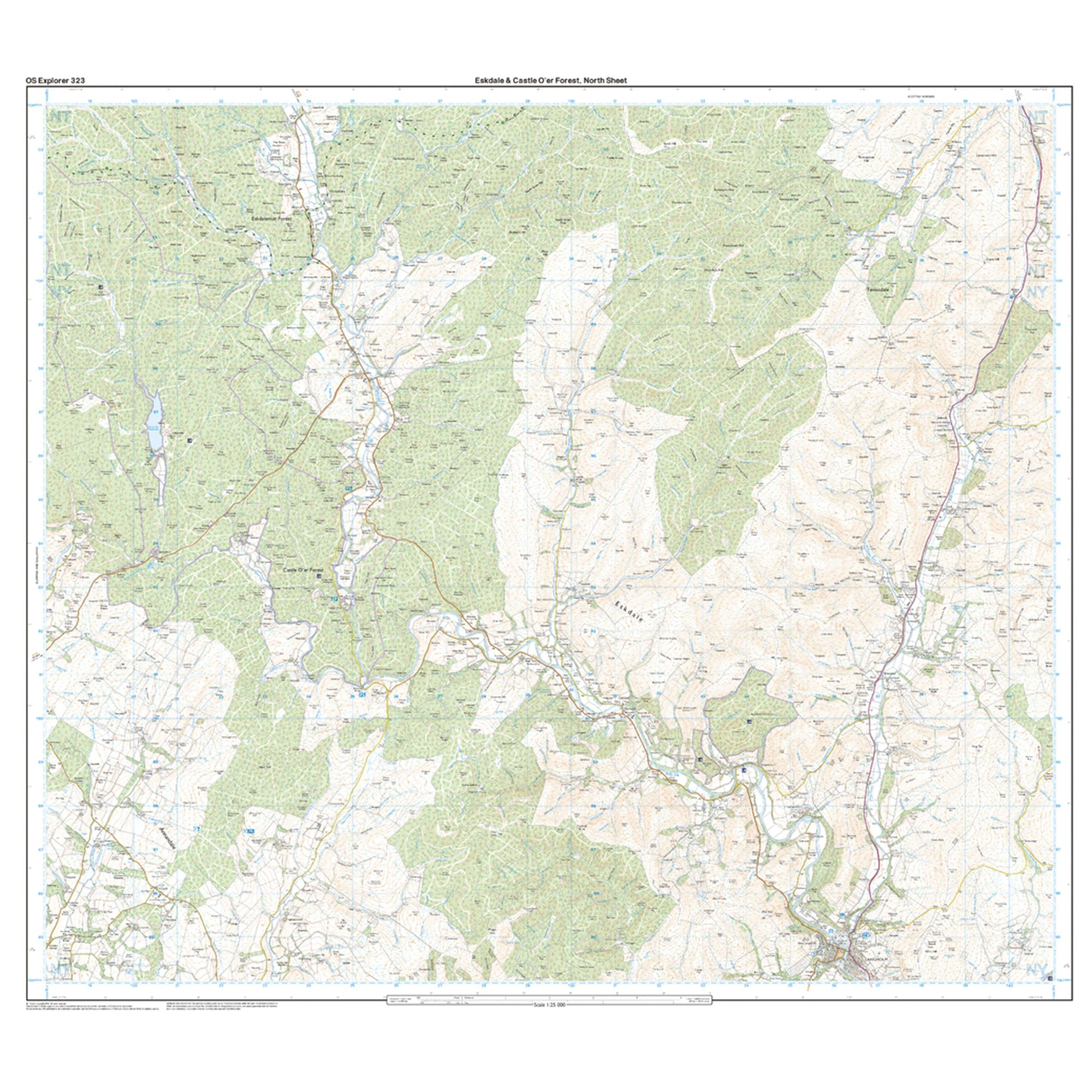 Explorer Active 323 Eskdale & Castle O’er Forest Map With Digital Version - Image 3