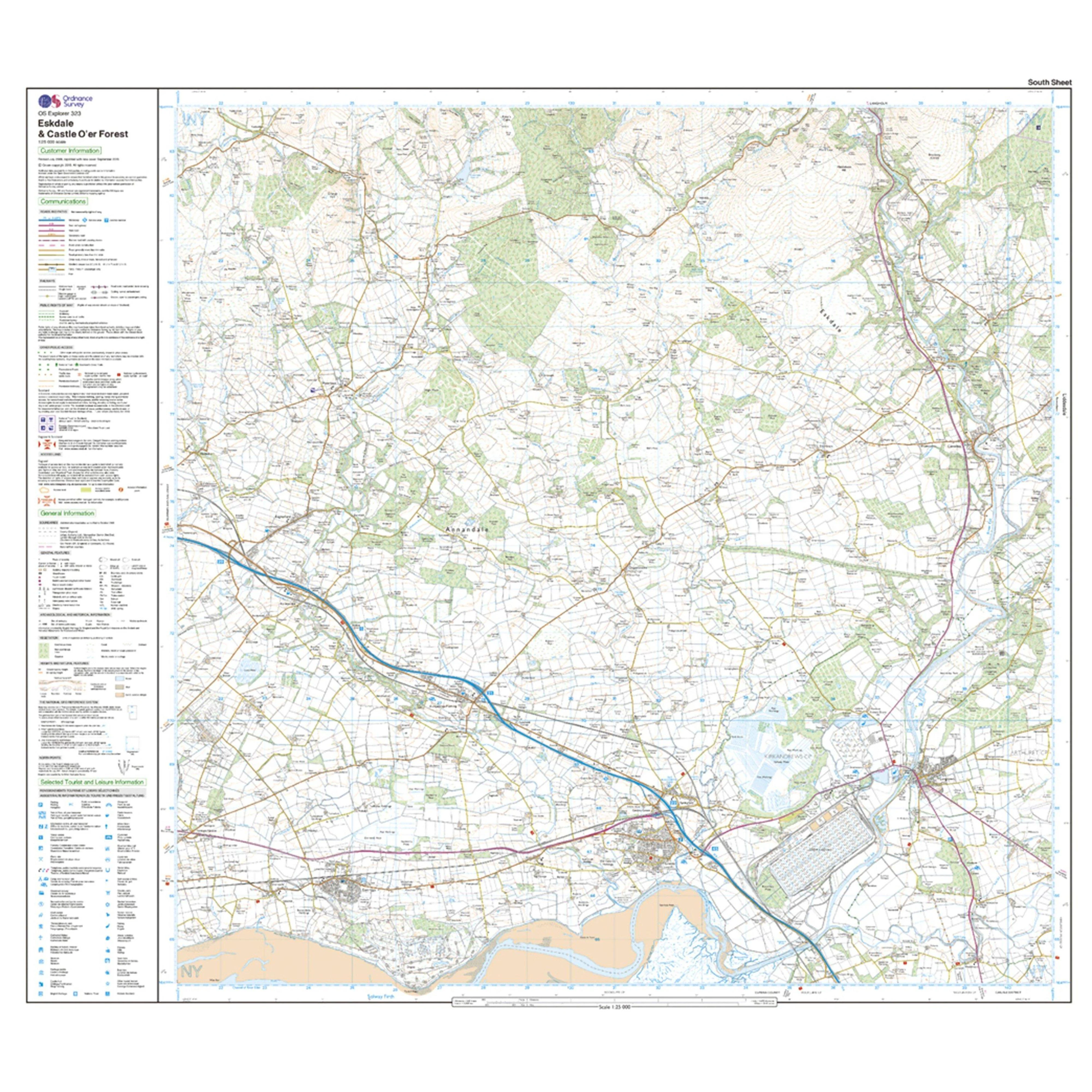 Explorer Active 323 Eskdale & Castle O’er Forest Map With Digital Version - Image 4