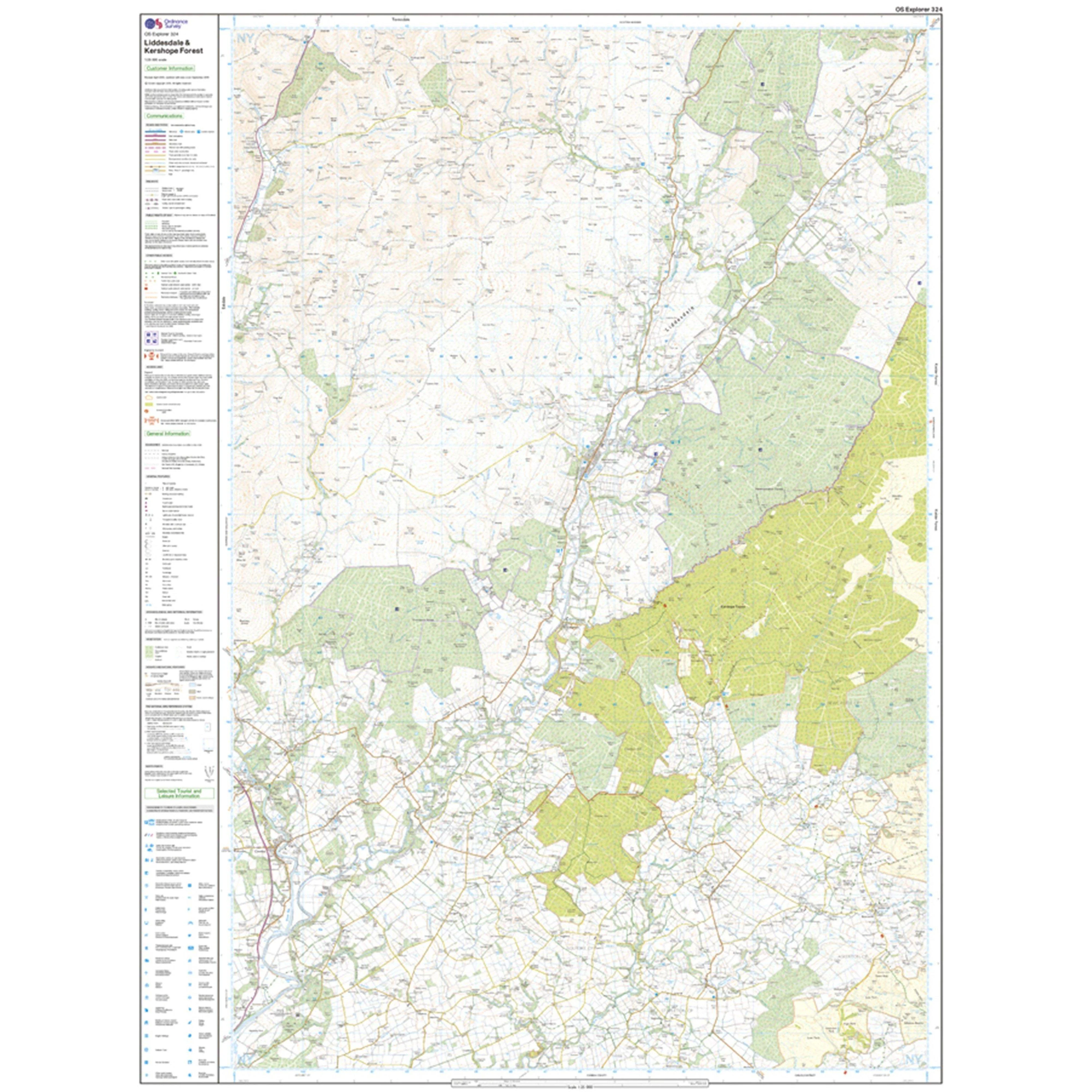 Explorer Active 324 Liddersdale & Kershope Forest Map With Digital Version - Image 3