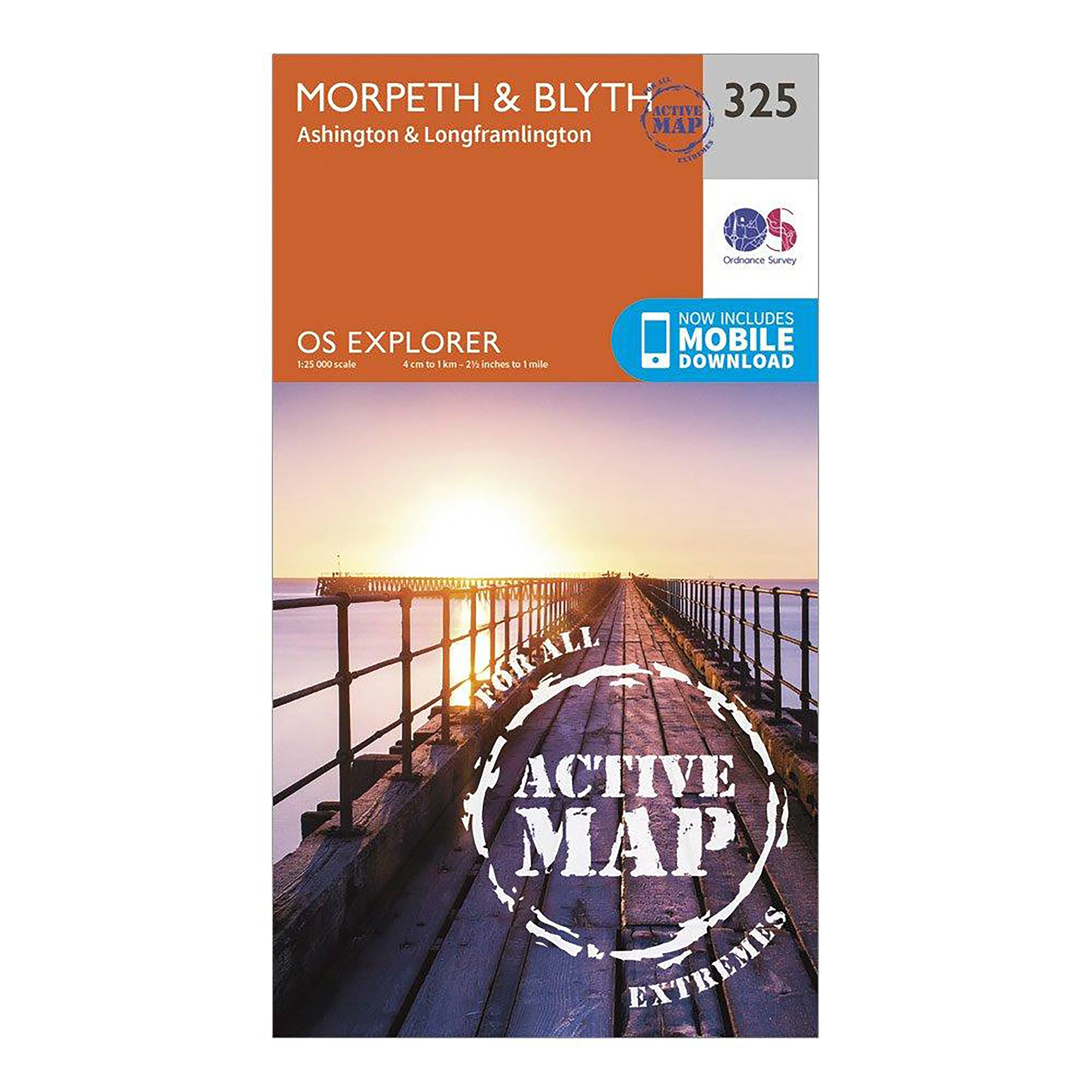 Explorer Active 325 Morpeth & Blyth Map With Digital Version - Image 4