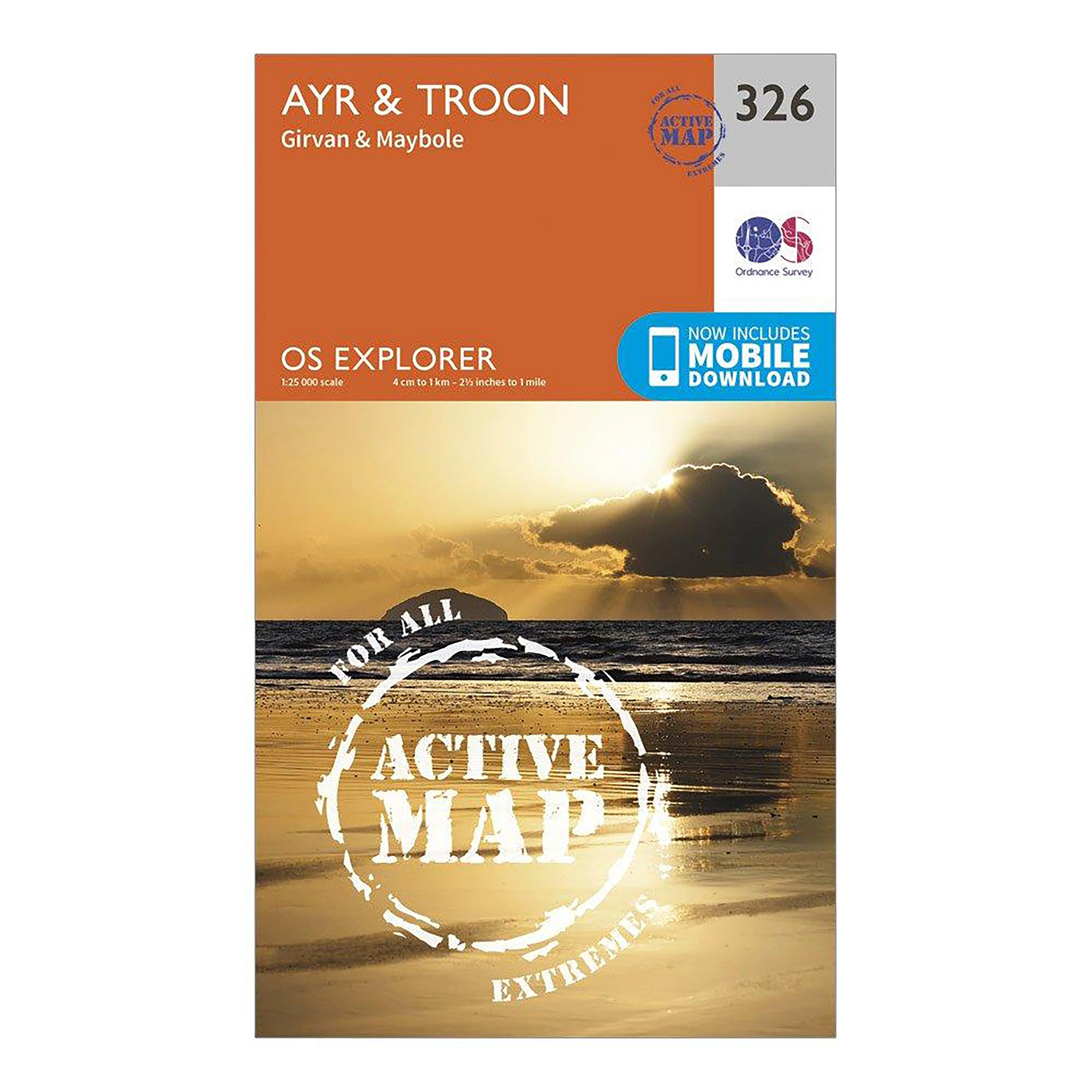 Explorer Active 326 Ayr & Troon Map With Digital Version - Image 5
