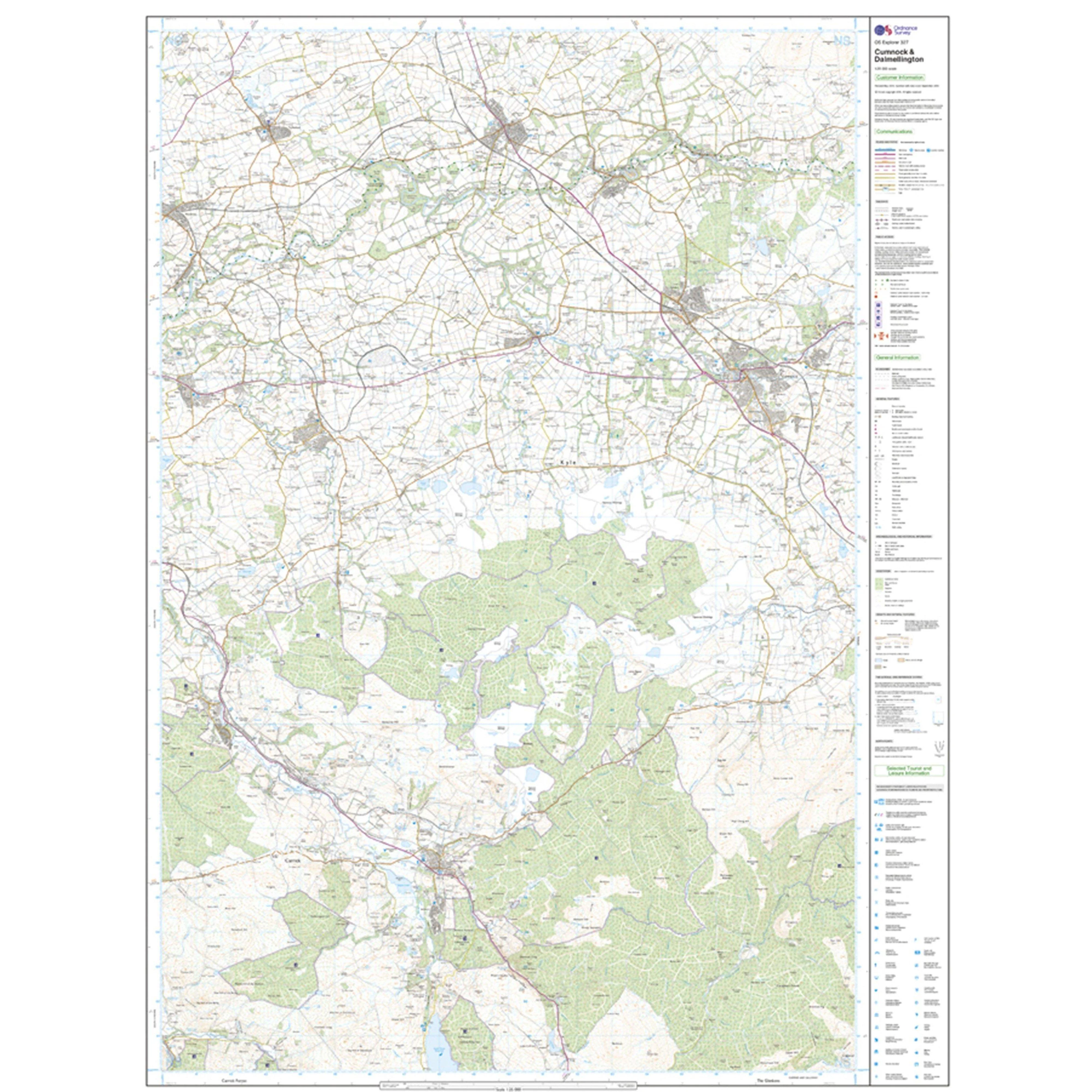 Explorer Active 327 Cumnock & Dalmellington Map With Digital Version - Image 3