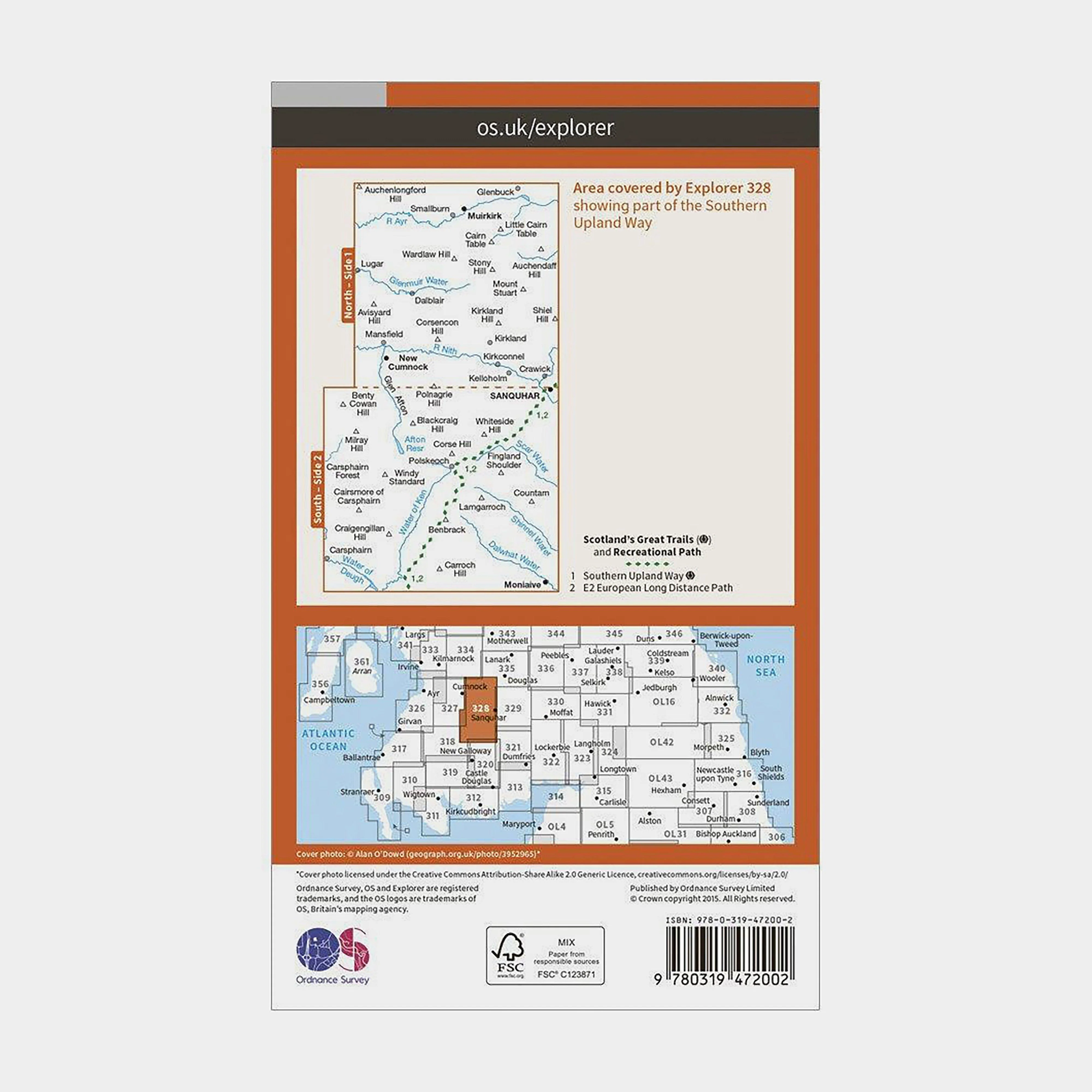 Explorer Active 328 Sanquhar & New Cumnock Map With Digital Version - Image 2