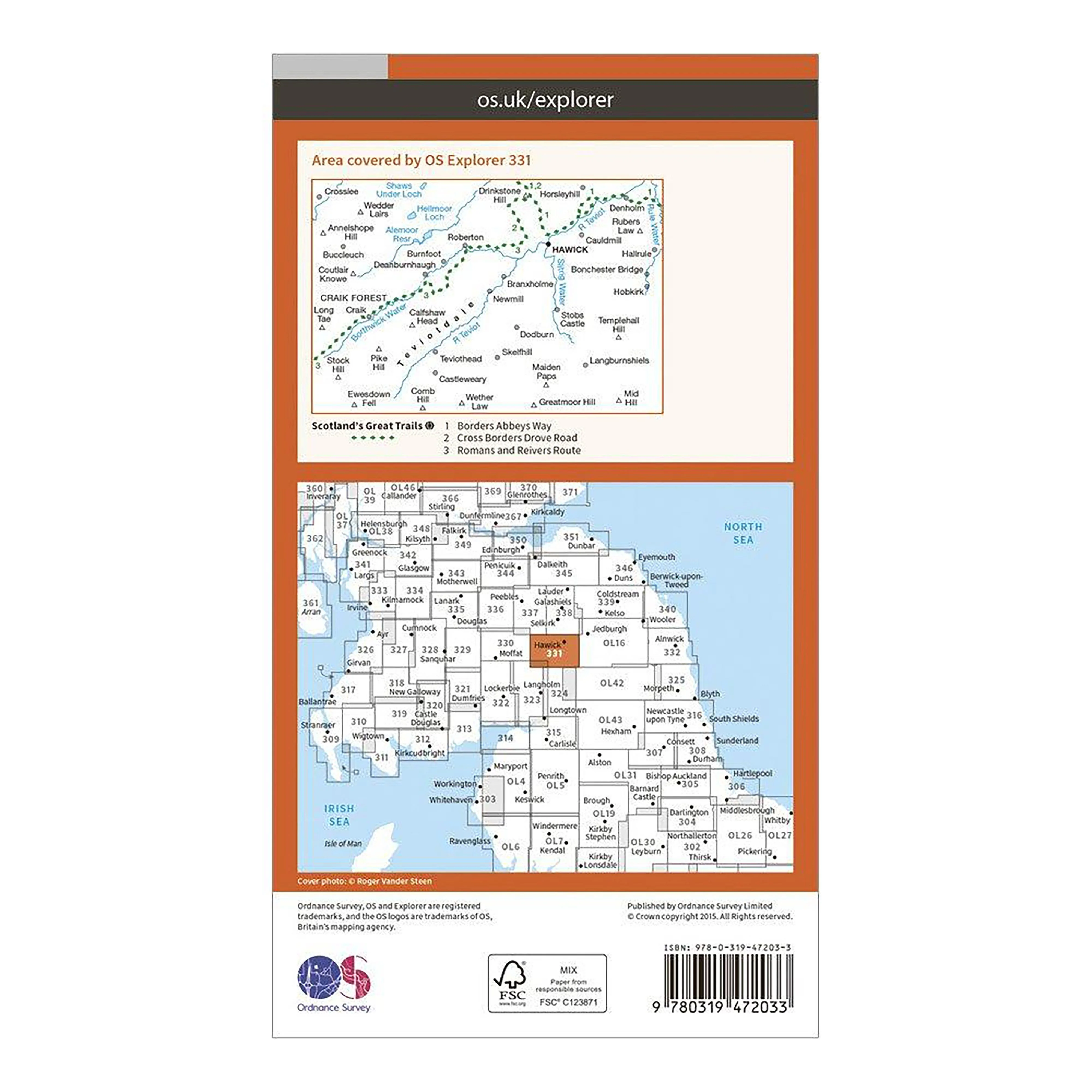 Explorer Active 331 Teviotdale South Map With Digital Version - Image 2
