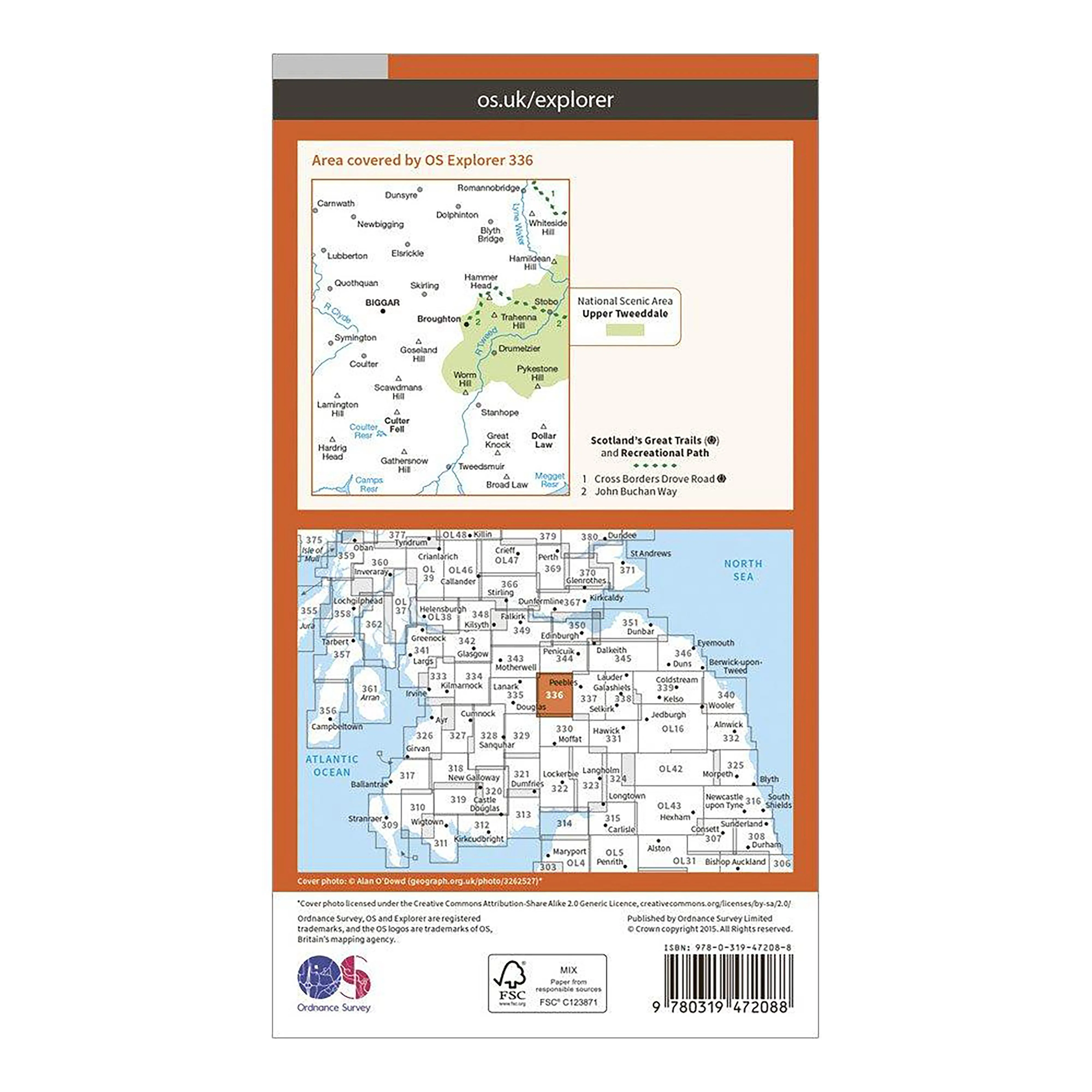 Explorer Active 336 Biggar & Broughton Map With Digital Version - Image 2