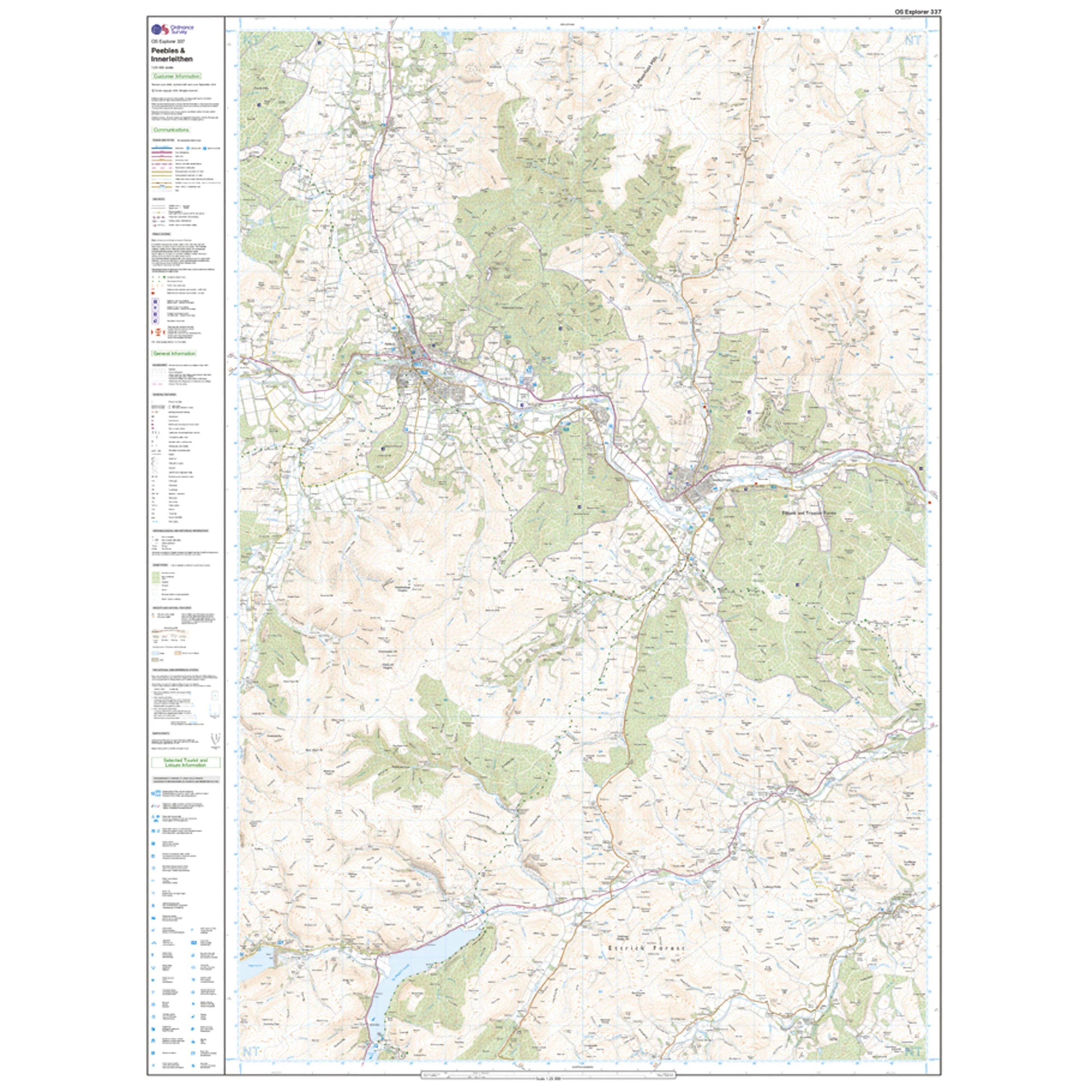 Explorer Active 337 Peebles & Interleithen Map With Digital Version - Image 3