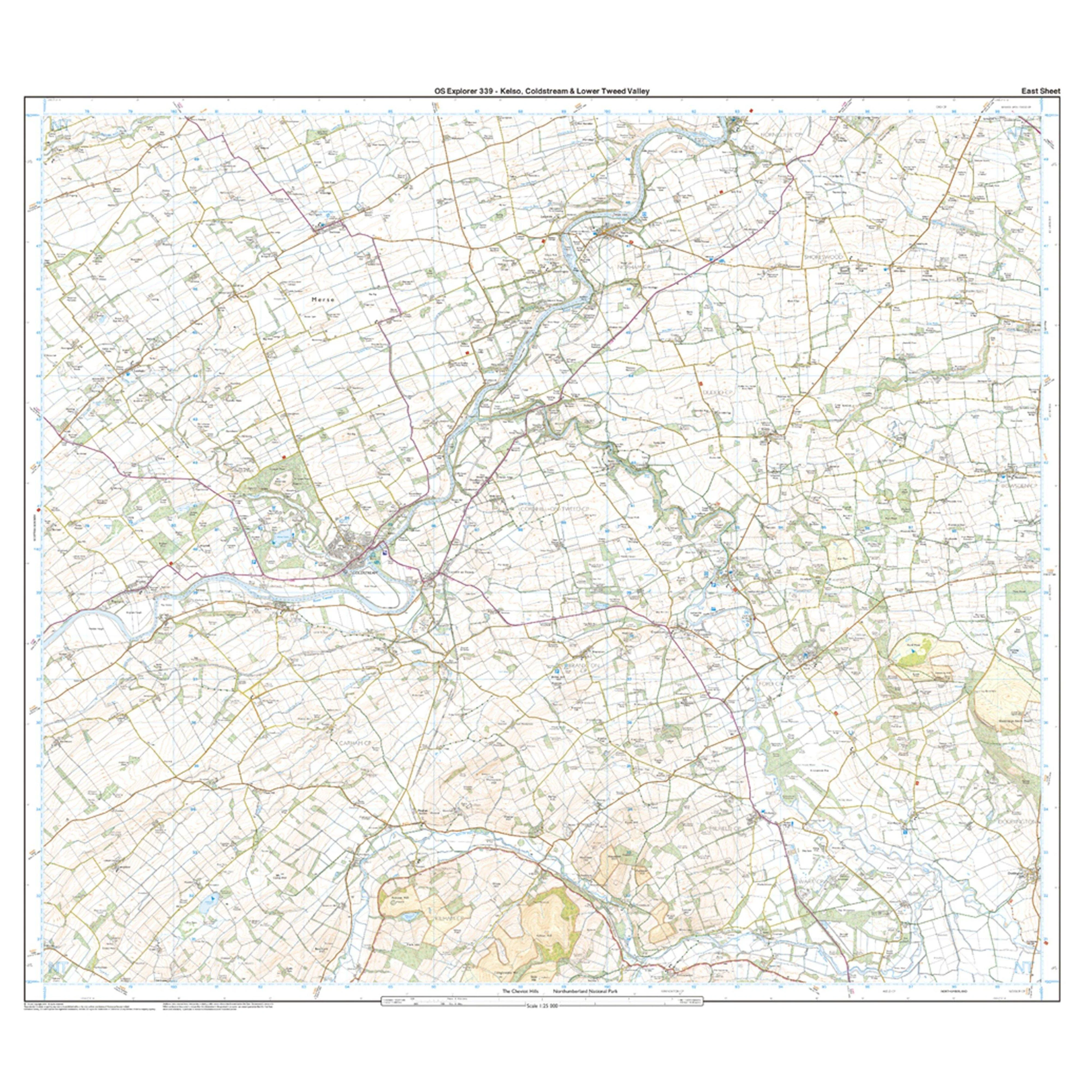Explorer Active 339 Kelso, Coldstream & Lower Tweed Valley Map With Digital Version - Image 3