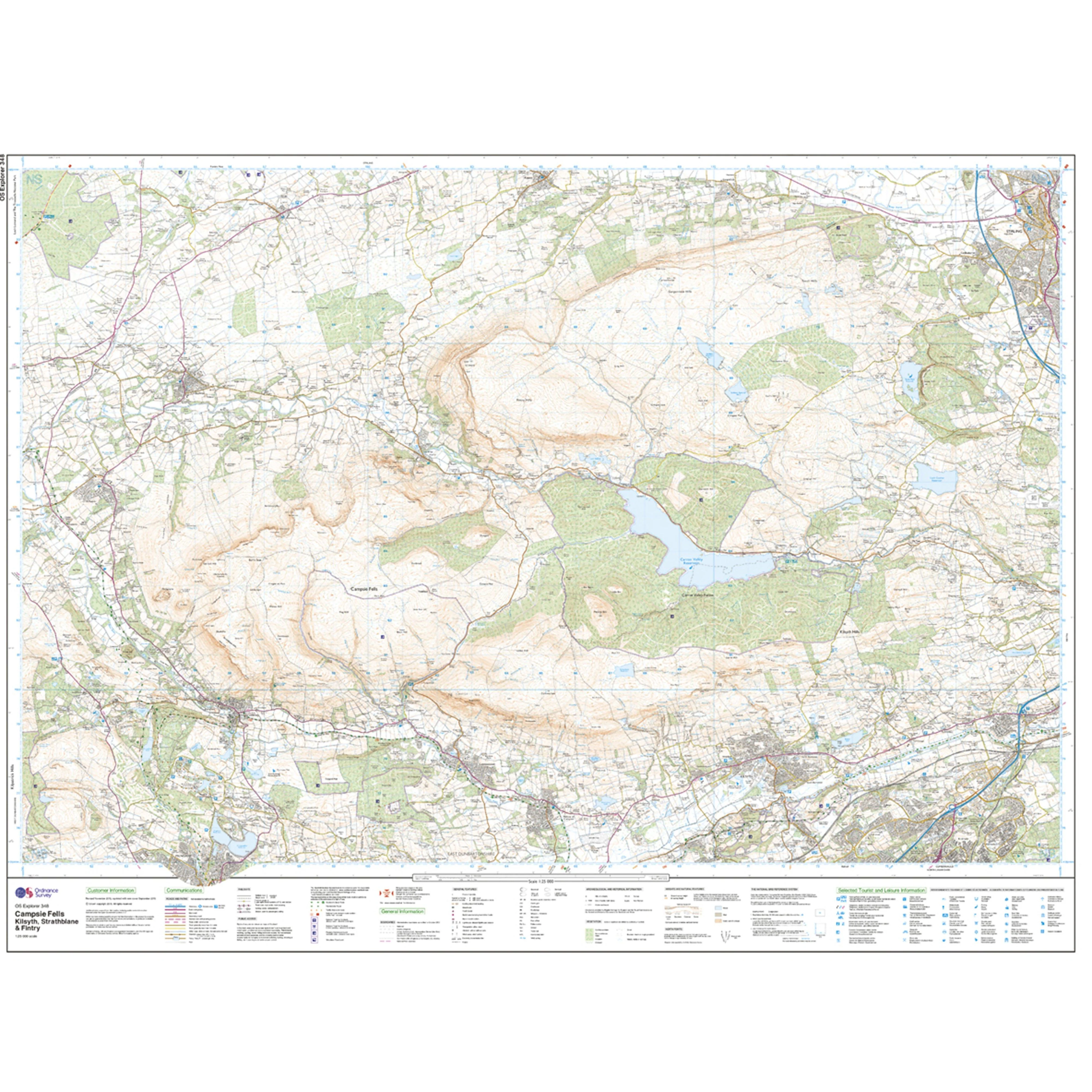 Explorer Active 348 Campsie Fells Map With Digital Version - Image 3