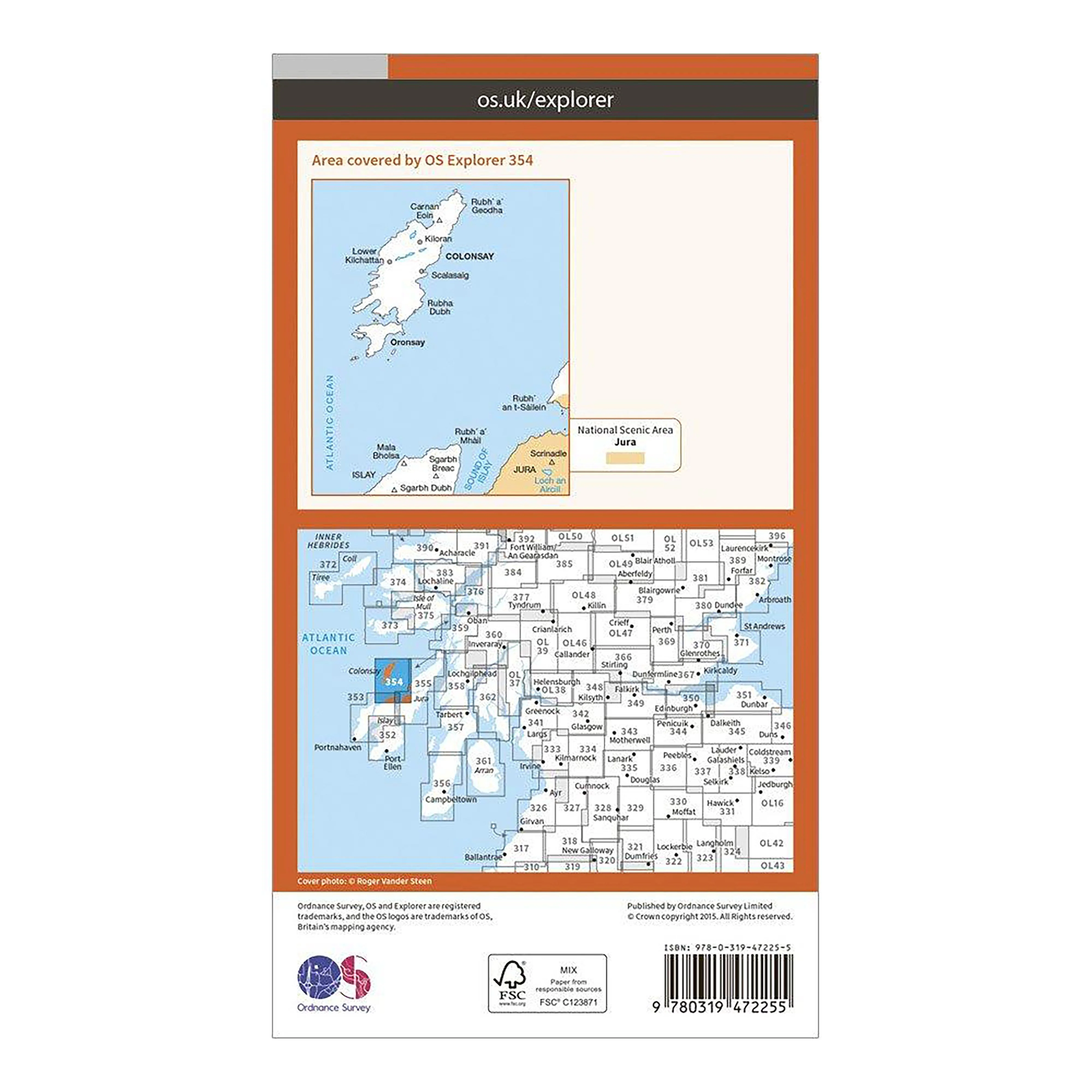 Explorer Active 354 Colonsay & Oronsay Map With Digital Version - Image 2