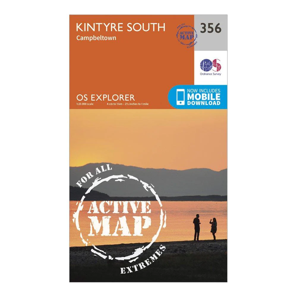 Explorer Active 356 Kintyre South Campeltown Map With Digital Version - Image 5
