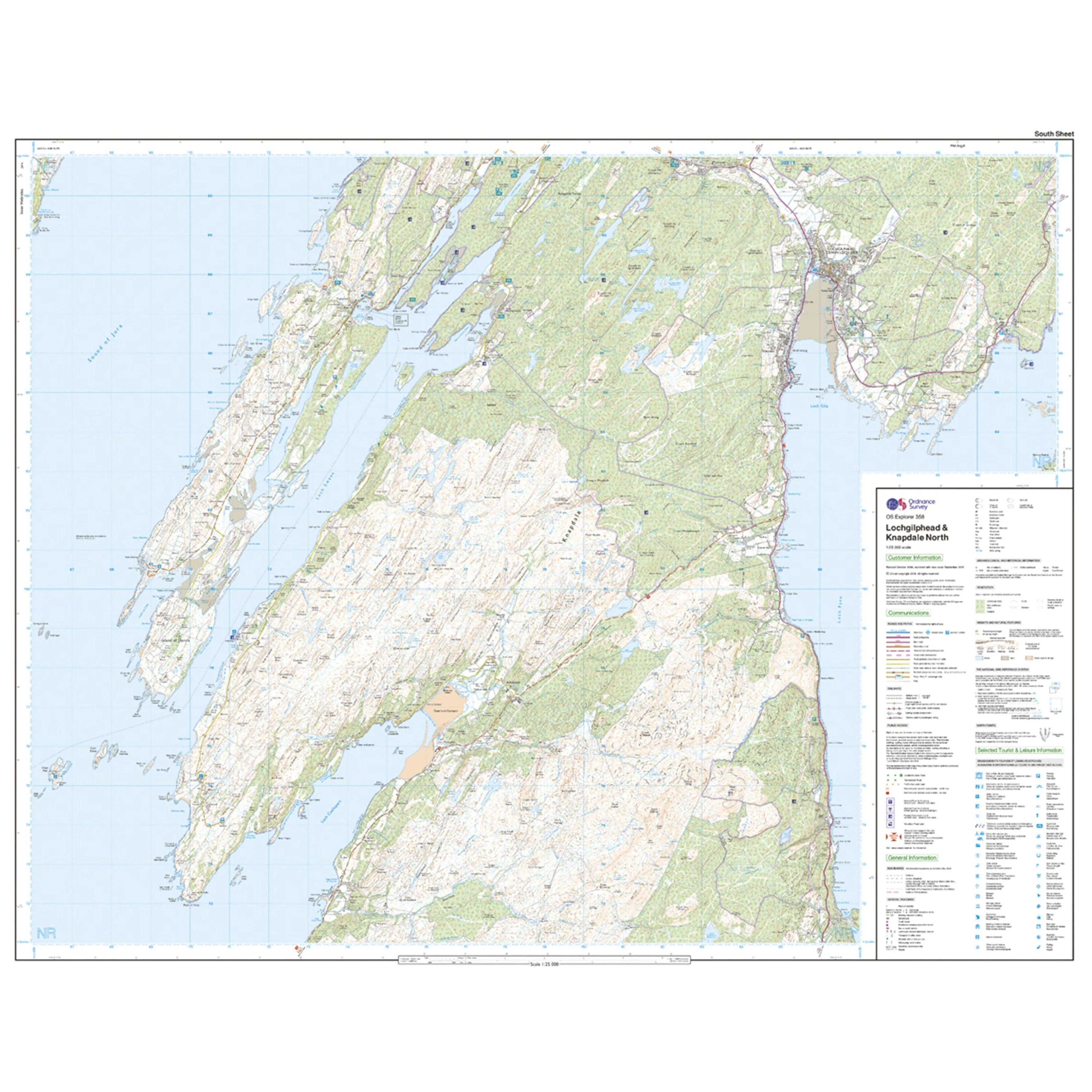Explorer Active 358 Lochgilphead & Knapdale North Map With Digital Version - Image 4