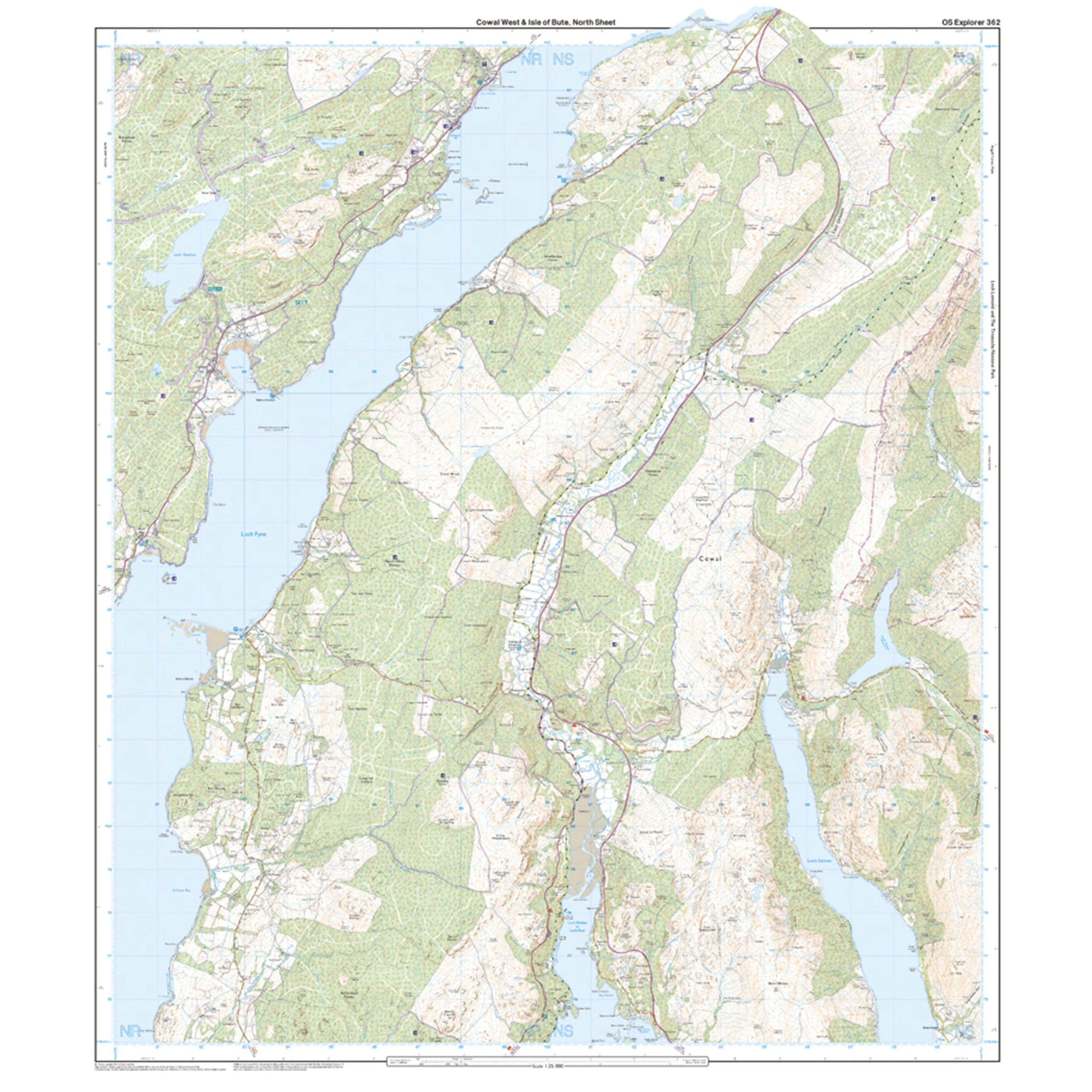 Explorer Active 362 Cowal West & Isle of Bute Map With Digital Version - Image 3