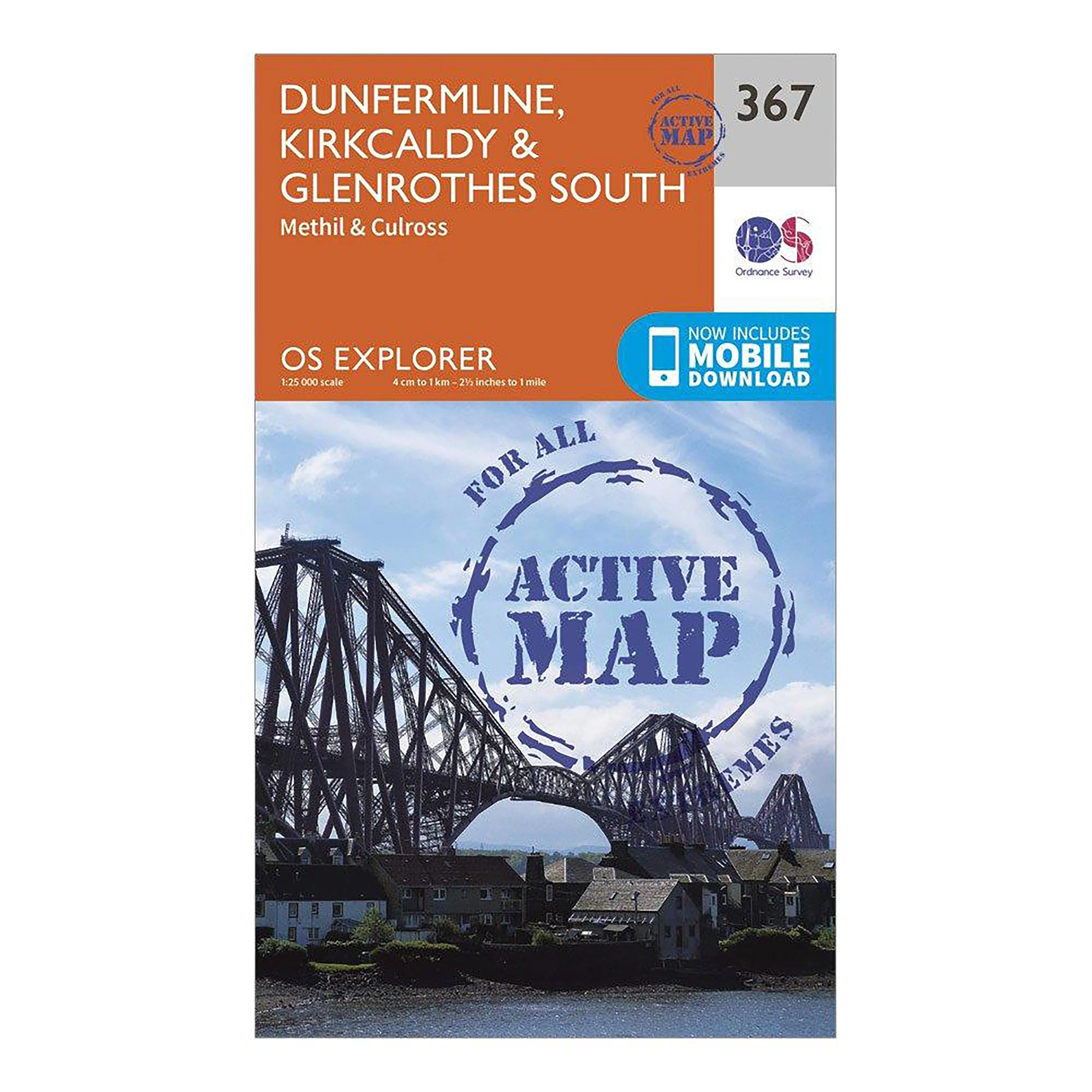 Explorer Active 367 Dunfermline, Kirkcaldy & Glenrothes South Map With Digital Version - Image 5