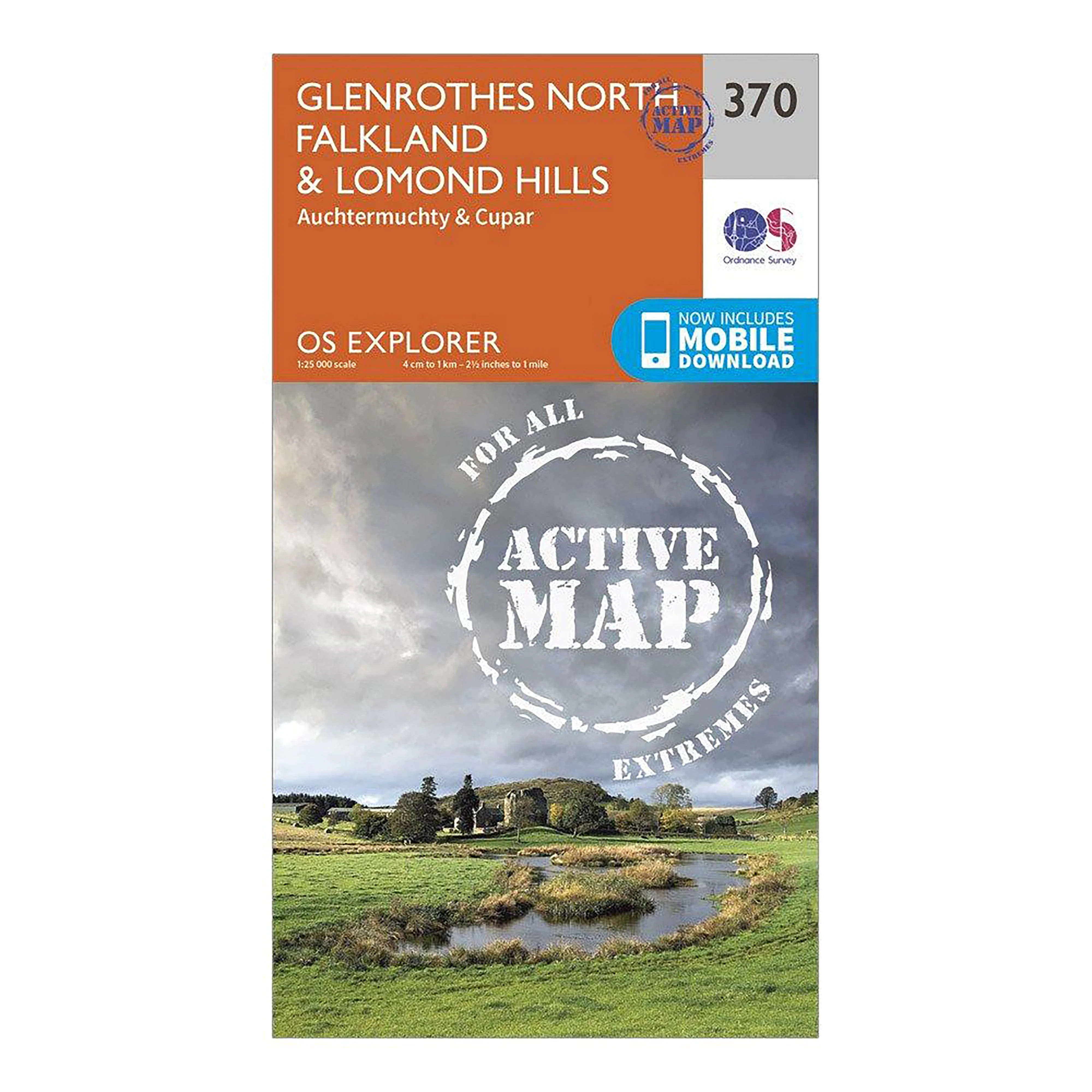 Explorer Active 370 Glenrothes North, Falkland & Lomond Hills Map With Digital Version - Image 4