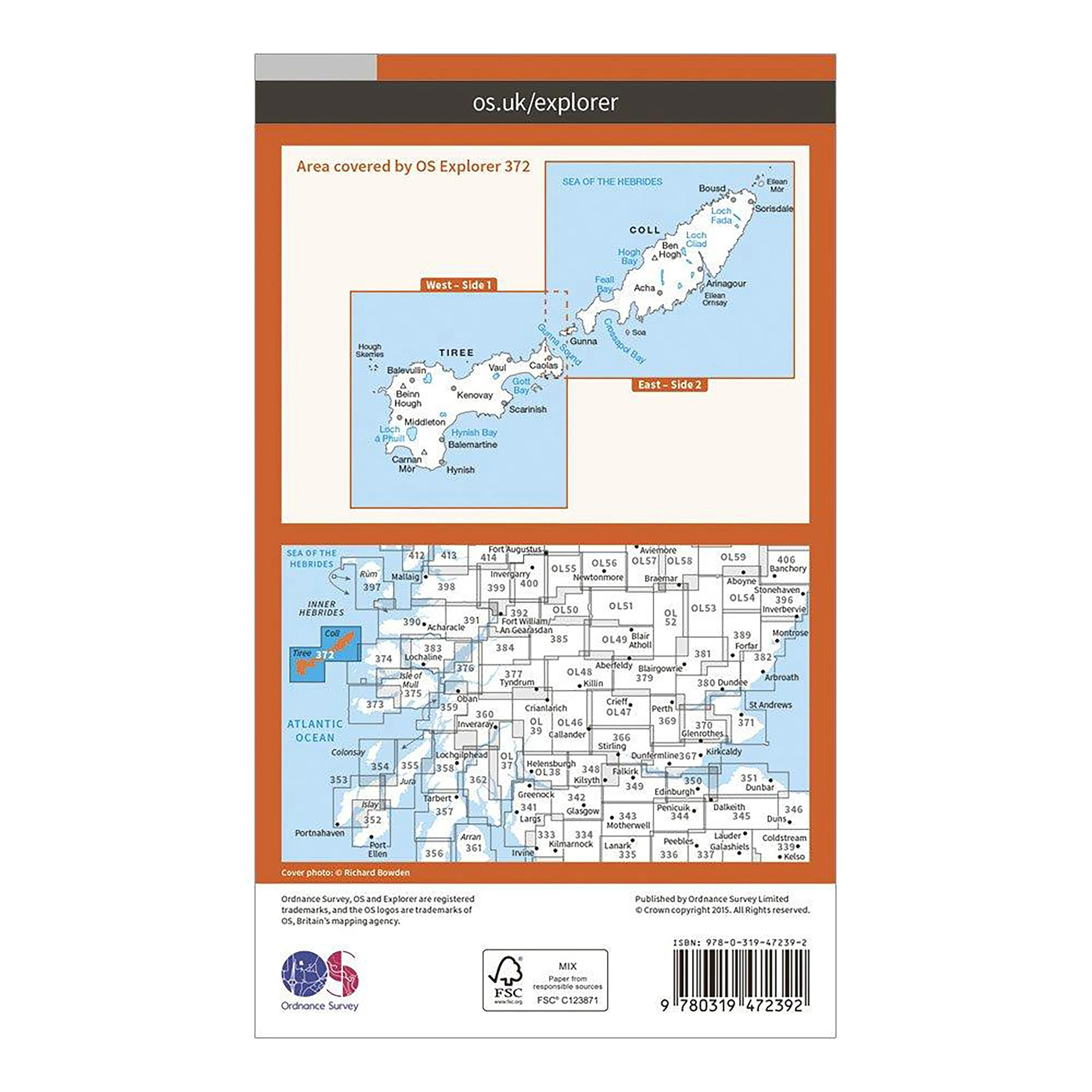 Explorer Active 372 Coll & Tiree Map With Digital Version - Image 2